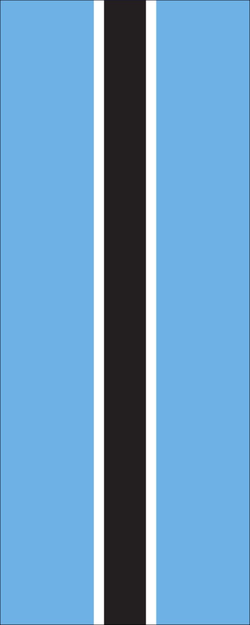 flaggenmeer Flagge Flagge Botswana 110 g/m² Hochformat