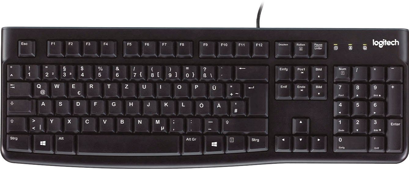 Logitech Keyboard for PC-Tastatur (Nummernblock) Business Schwarz K120