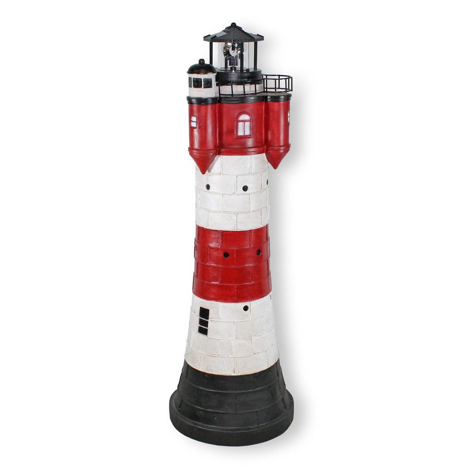 Fachhandel Plus Gartenfigur Leuchtturm Roter Sand günstig online kaufen