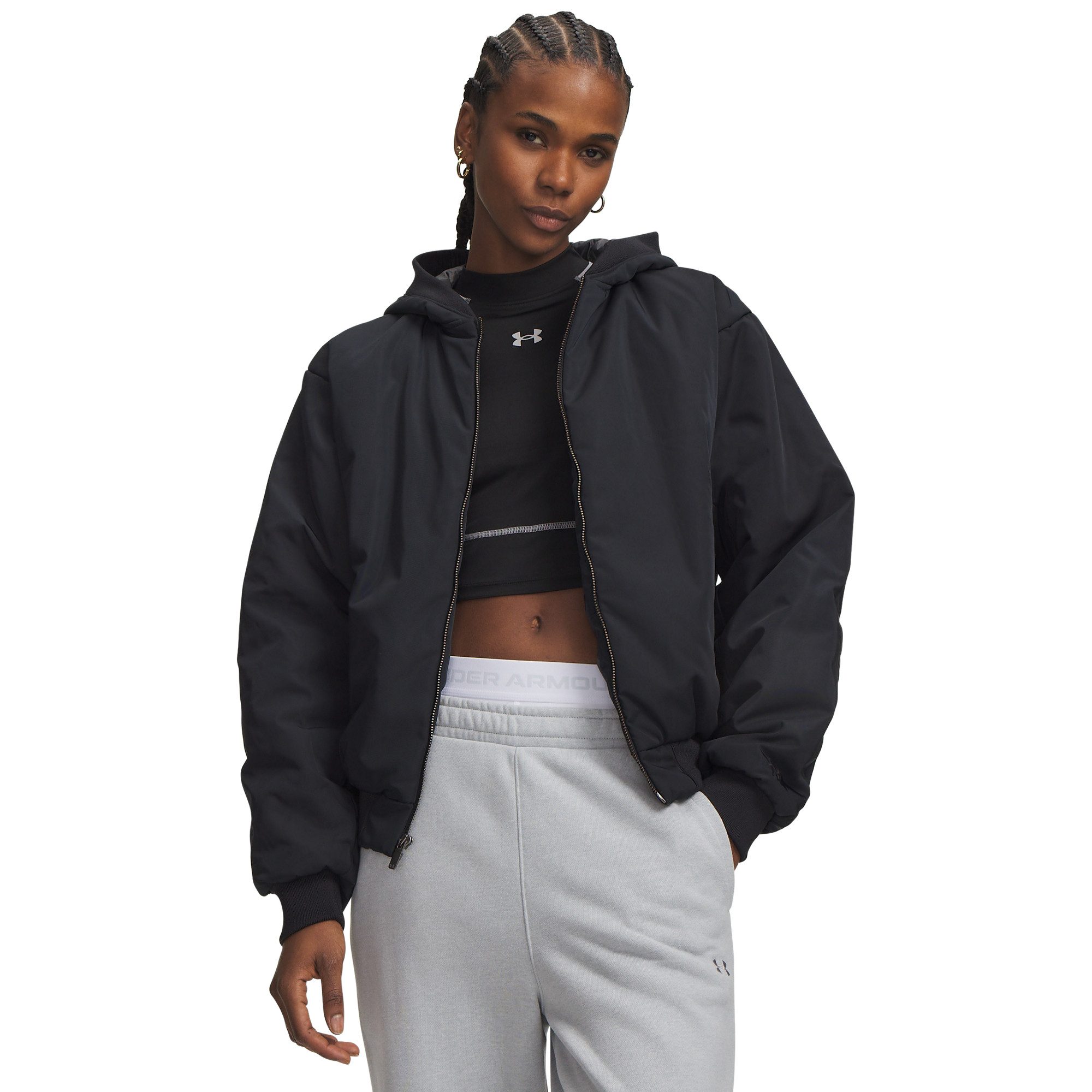 Under Armour® Sweatjacke Under Armour Damen Bomberjacke Latitude 6011589