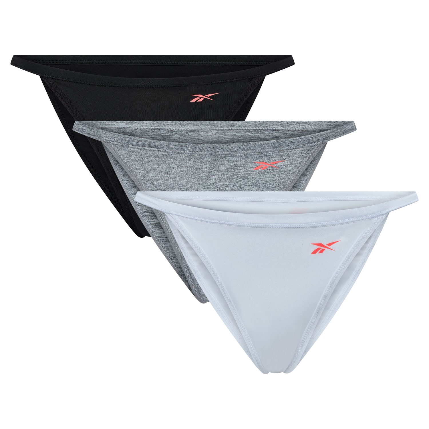 Reebok Slip MANDY (3er Pack) feuchtigkeitsregulierend, eng, basic, bequem, mit Logo