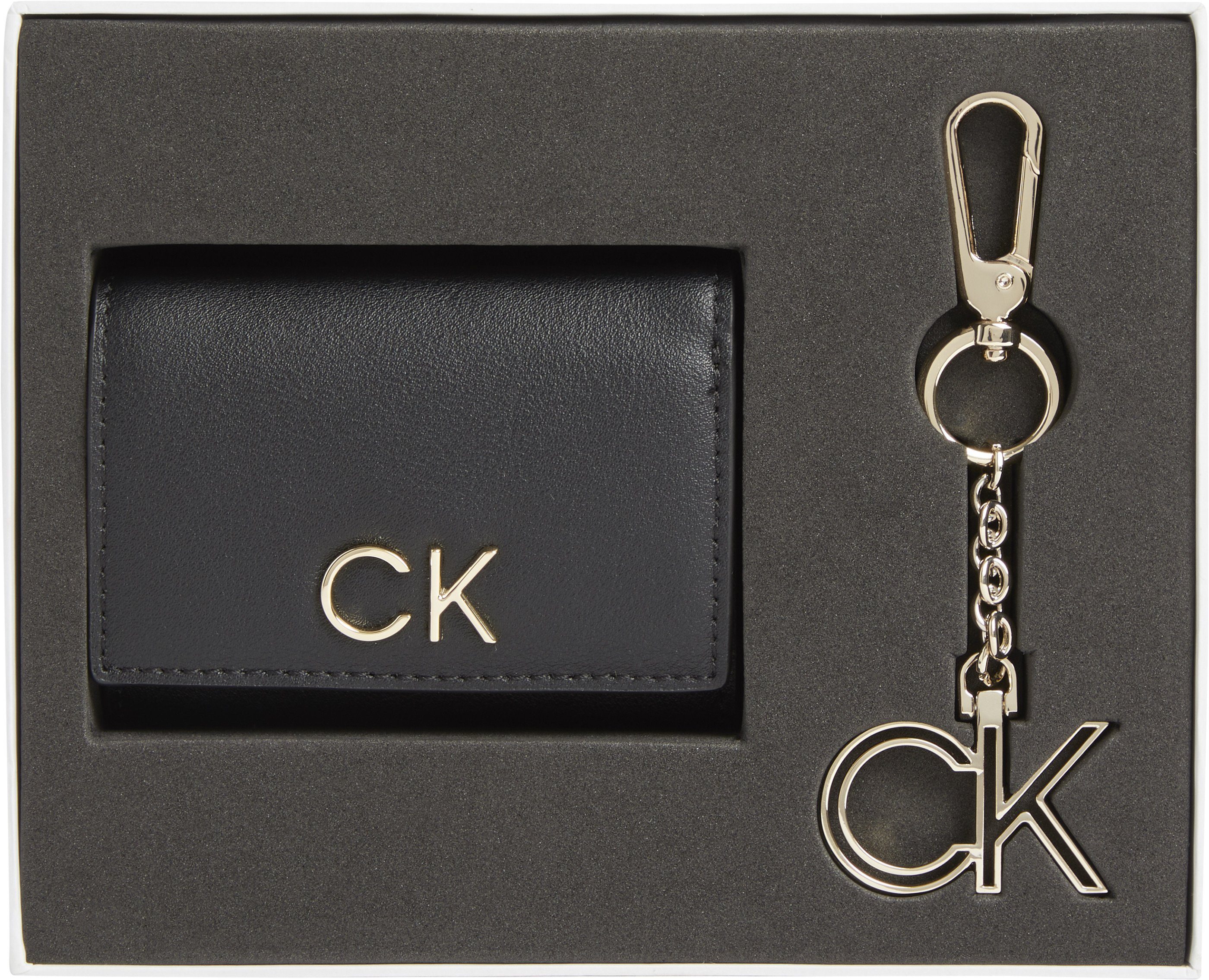 Calvin Klein Geldbörse »TRIFOLD XXS + KEYFOB« (Set, 2-tlg., mit  Schlüsselanhänger), schönes Geschenkset online kaufen | OTTO