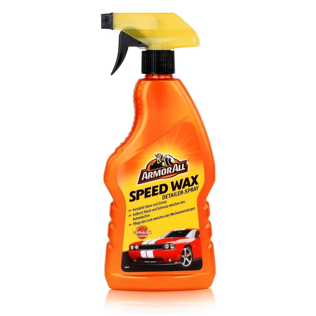 Armor All Speed Wax Detailer-Spray 500ml - Verstärkt Glanz und Schutz Auto-Reinigungsmittel