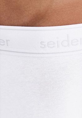 seidensticker Boxershorts Cotton Flex (3er Pack, 3-St) mit längerem Bein und gesticker Rose im 3er Pack