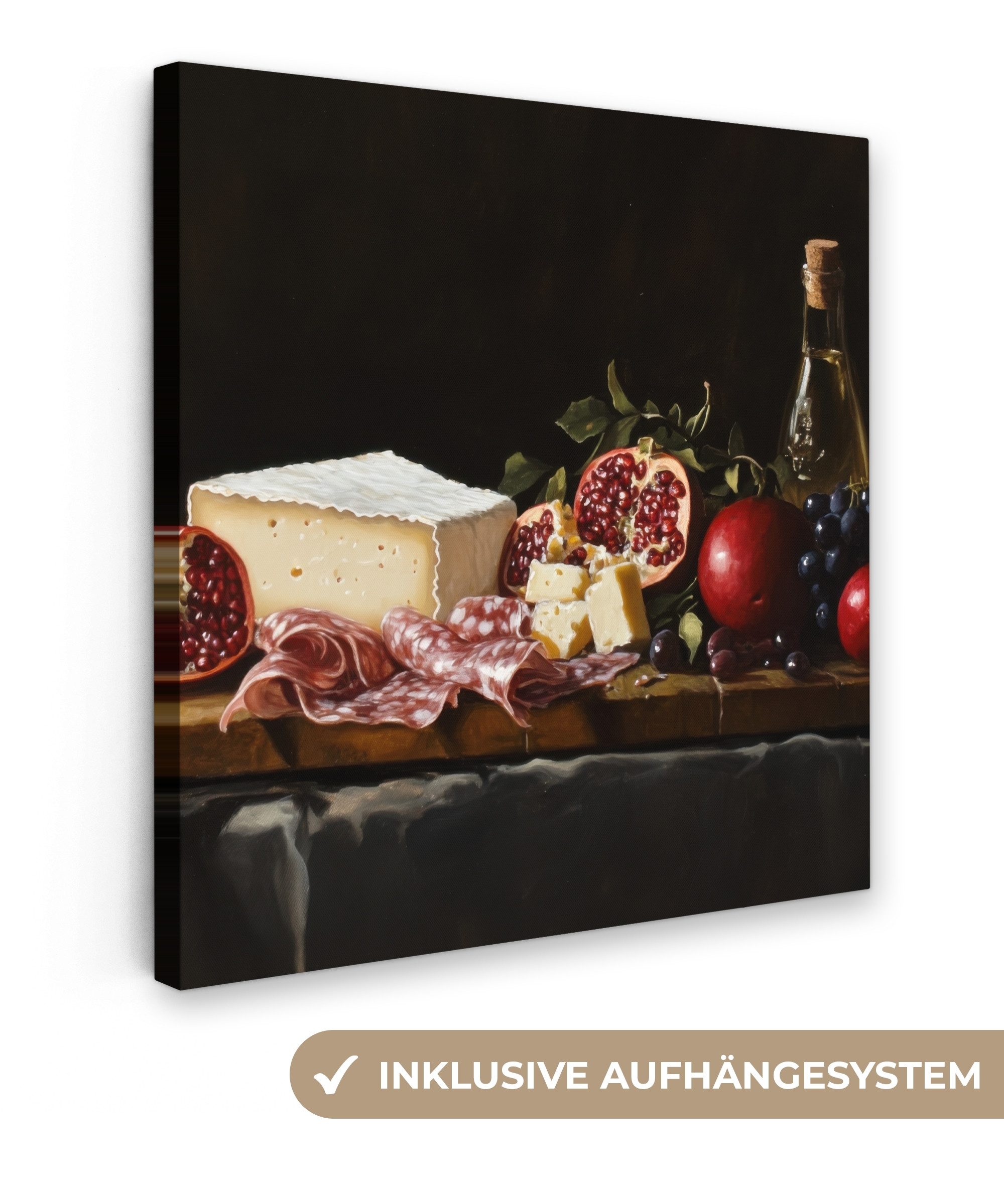 OneMillionCanvasses® Leinwandbild Stilleben - Vintage - Trinktafel, Fotodru günstig online kaufen
