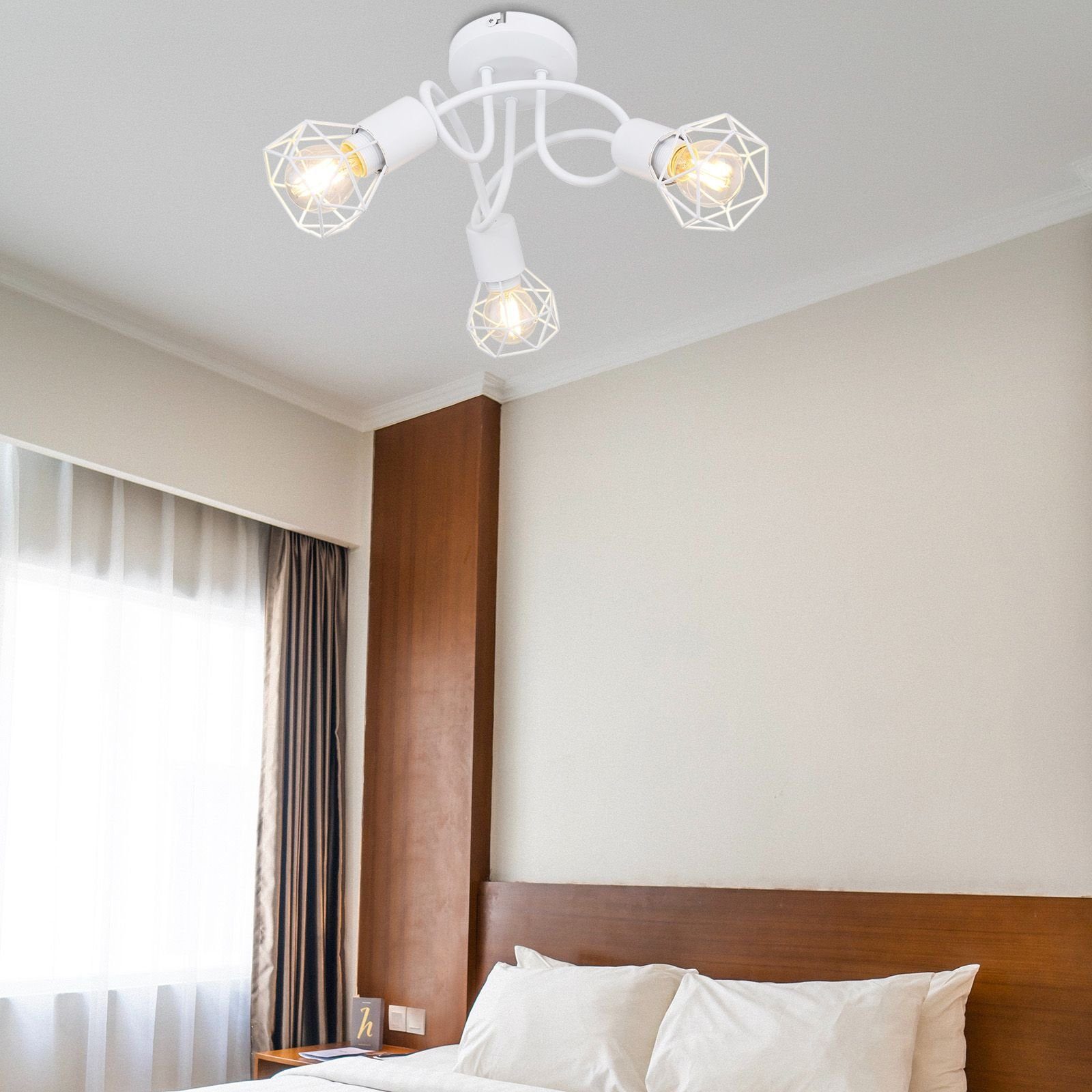 ohne Deckenleuchte Schlafzimmer, vom Lichtfarbe Deckenleuchte Globo Flur Deckenlampe Wohnzimmer Leuchtmittel, ist Esszimmer, modern, GLOBO abhängig Leuchtmittel, Küche,