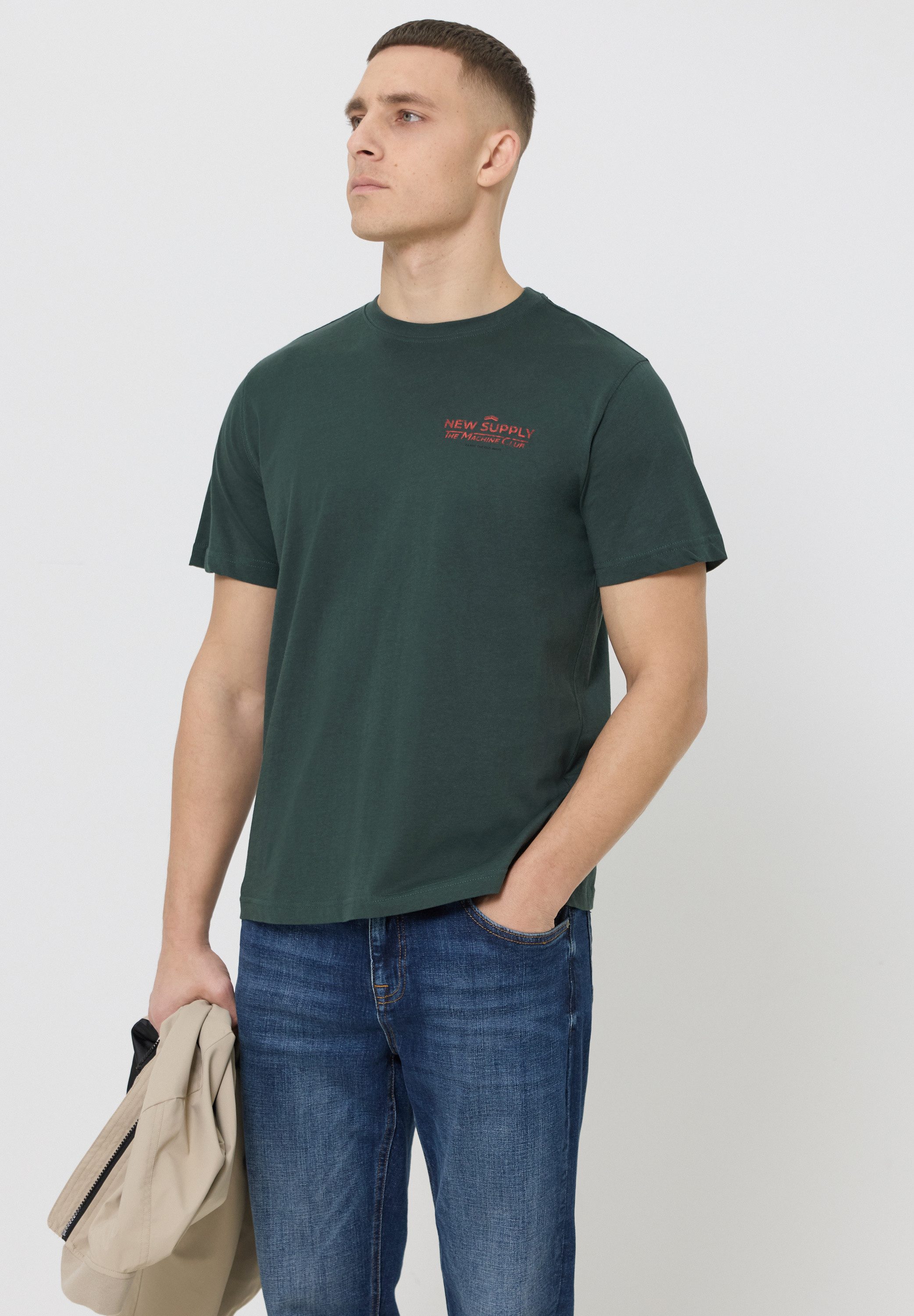 STREET ONE MEN T-Shirt aus reiner Baumwolle