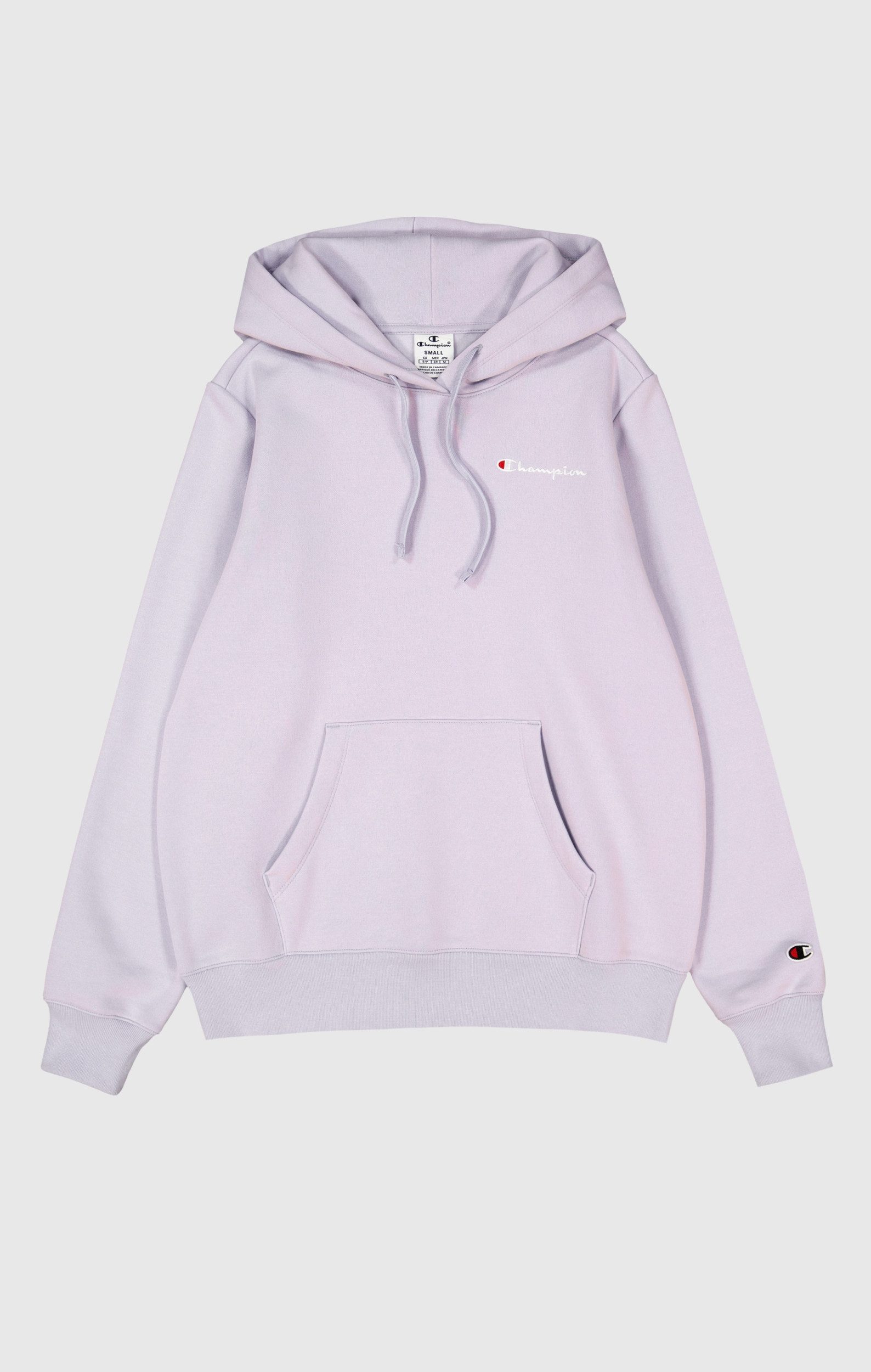 Champion Kapuzensweatshirt Damen Slim Fit Hoodie mit kleinem Logo - Lilas Pastel