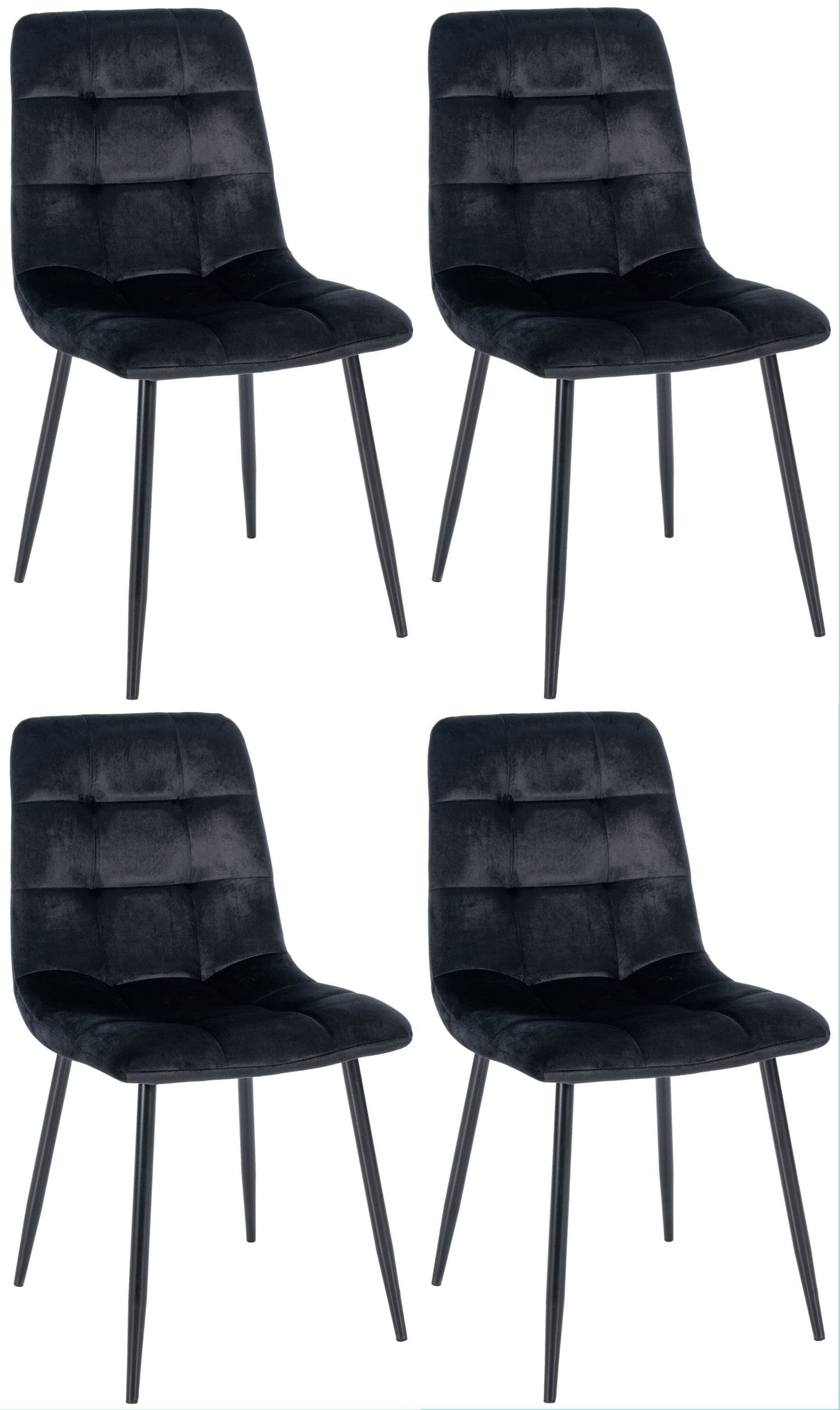 CLP Esszimmerstuhl Antibes (4er Set), Samtbezüge, günstig online kaufen