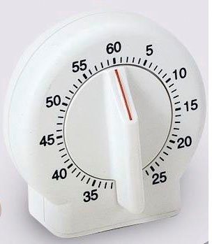 Atlanta Kurzzeitmesser Eieruhr, 287 Eieruhr, Küchentimer, Küchenaccessoire, bis 60 Minuten einstellbar