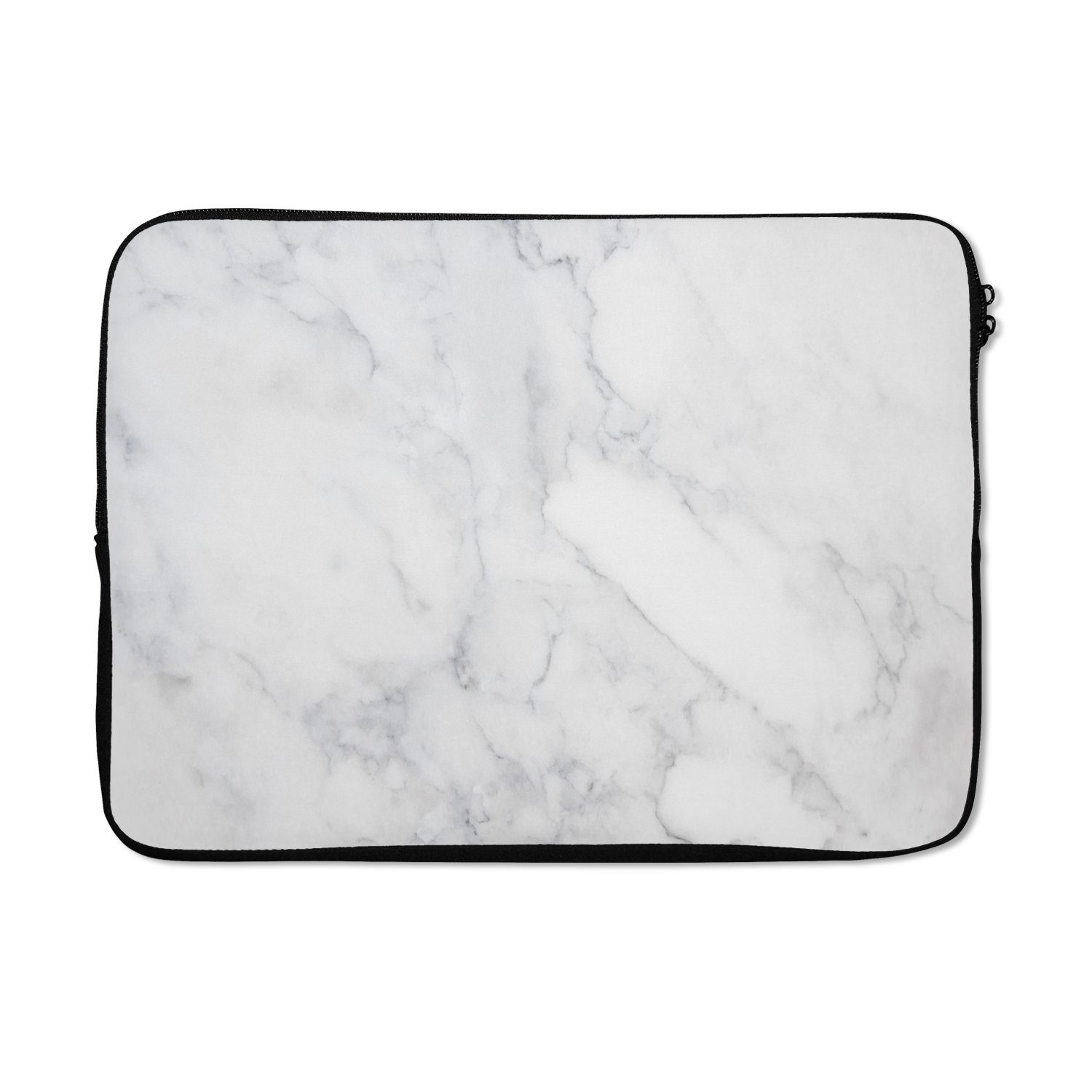 Laptop-Hülle Marmor - Weiß - Grau - Luxus - Marmoroptik - Stein
