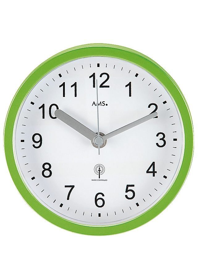 AMS Funkwanduhr 5922 (Quarzuhr,Wohnzimmer,Esszimmer,Küche,Arbeitszimmer,Büro, Flur)