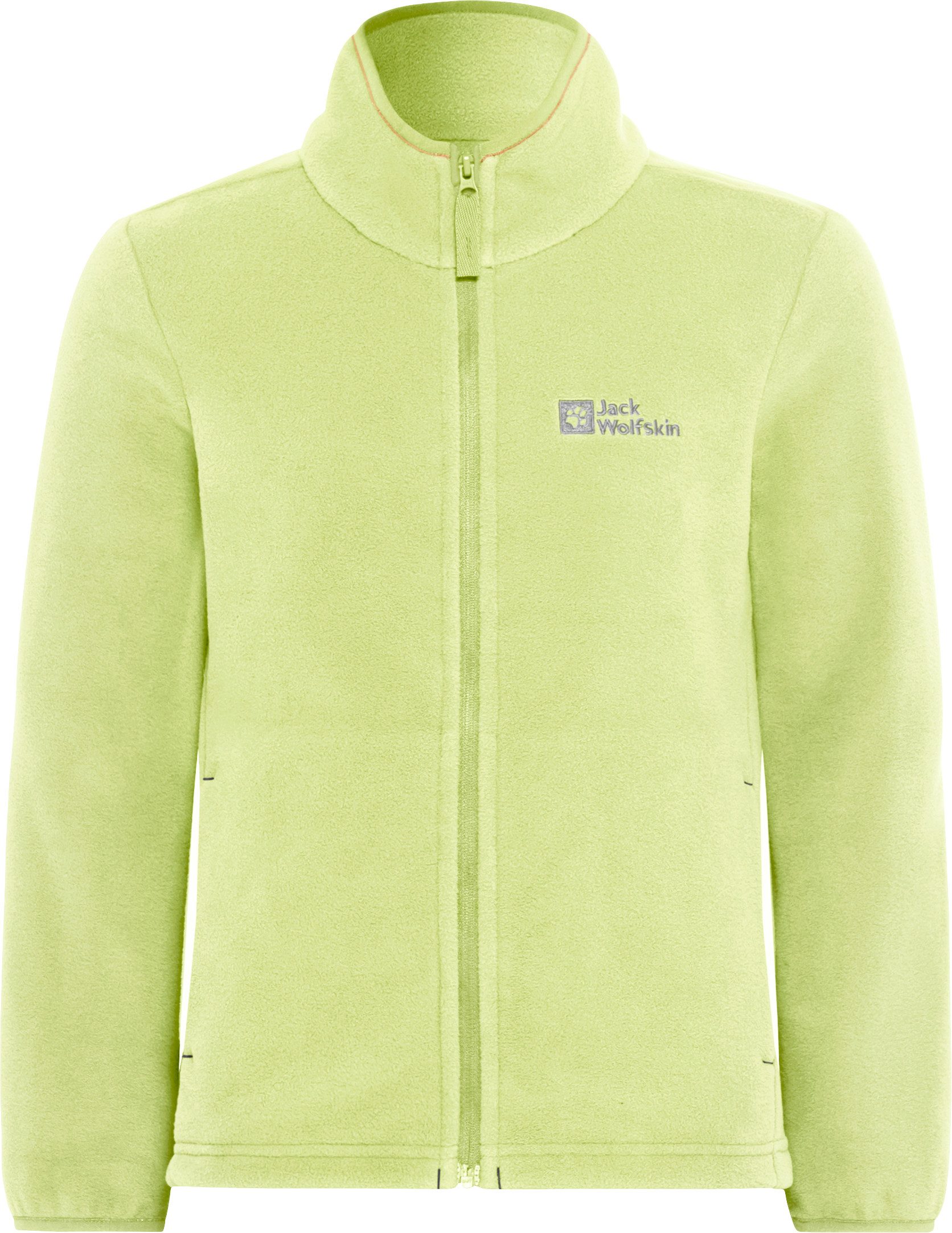 Jack Wolfskin Fleecejacke TAUNUS JACKET K Winddicht, wärmend, atmungsaktiv, Übergangsjacke, für Kinder