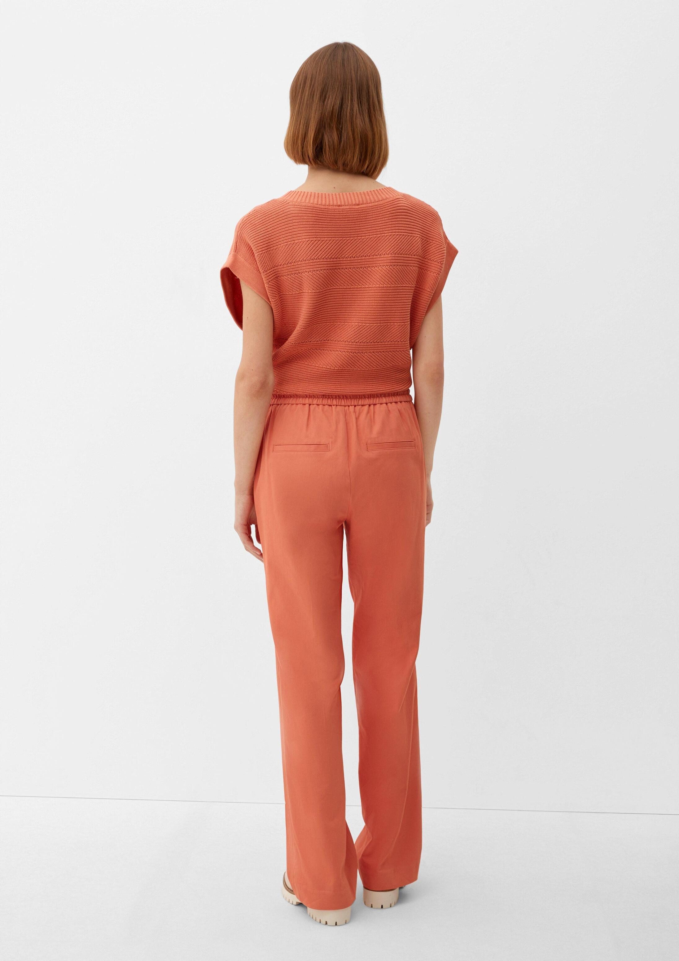 s.Oliver Chinos Hose Loose: Hose mit Elastikbund