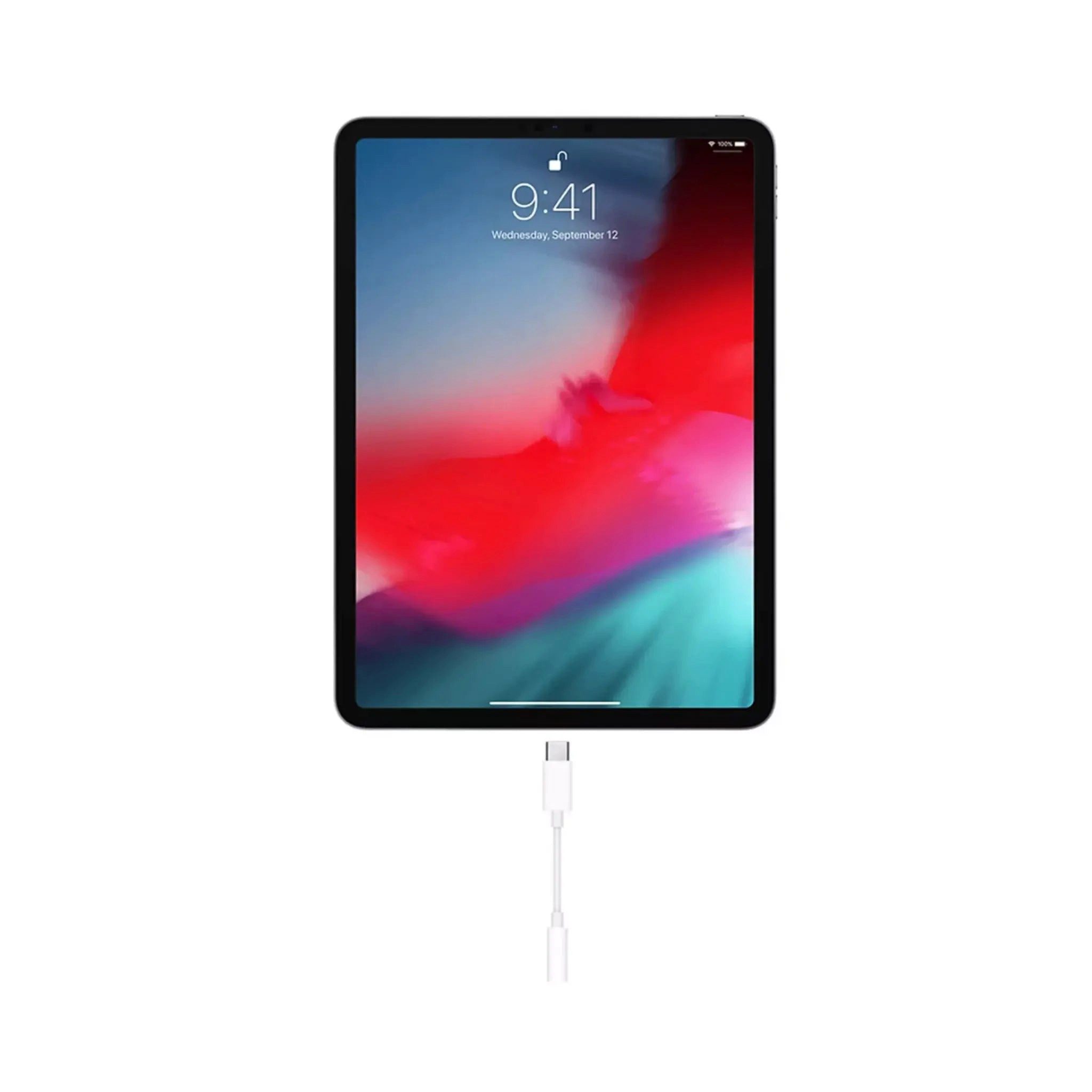 Firelia AUX-Adpater USB-C auf 3,5-mm Klinkenstecker Audio-Adapter USB-C zu 3,5-mm-Klinke, Für iPhone oder iPad, Weiß