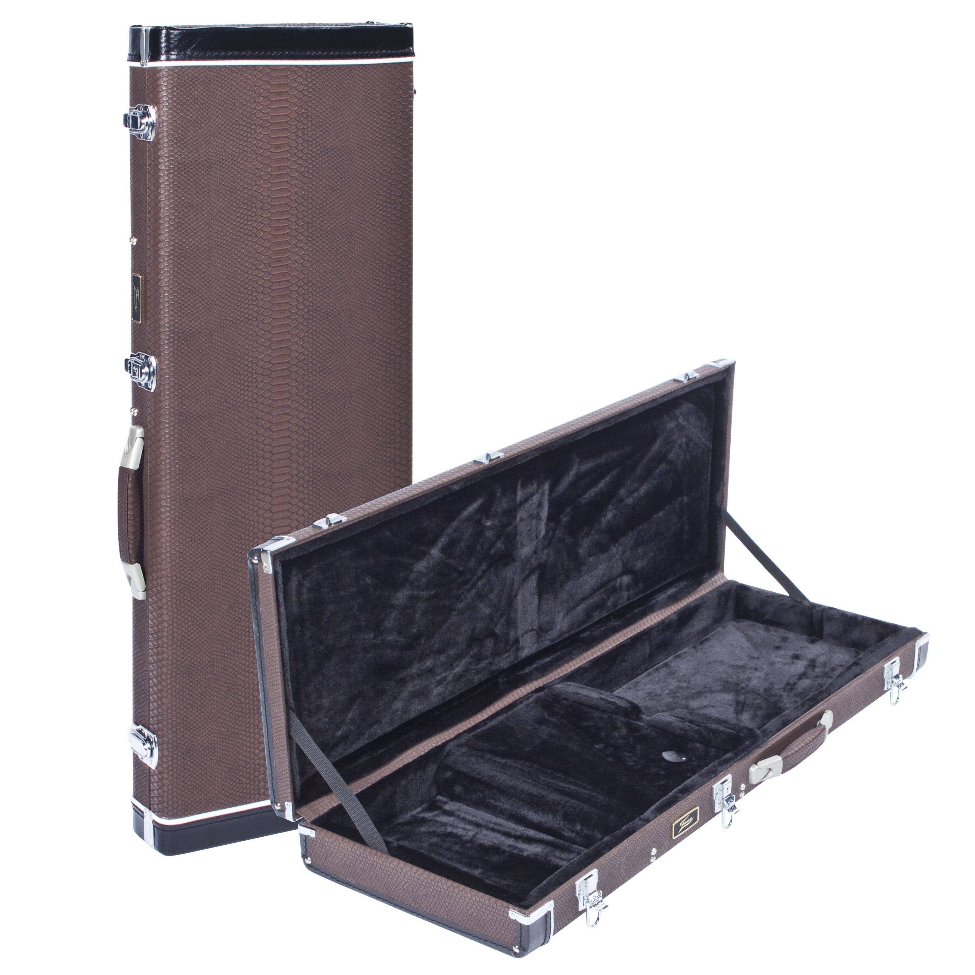 FAME E-Gitarren-Koffer, EG-8 Elektrische Gitarre, Wetterfester Koffer, Polsterung
