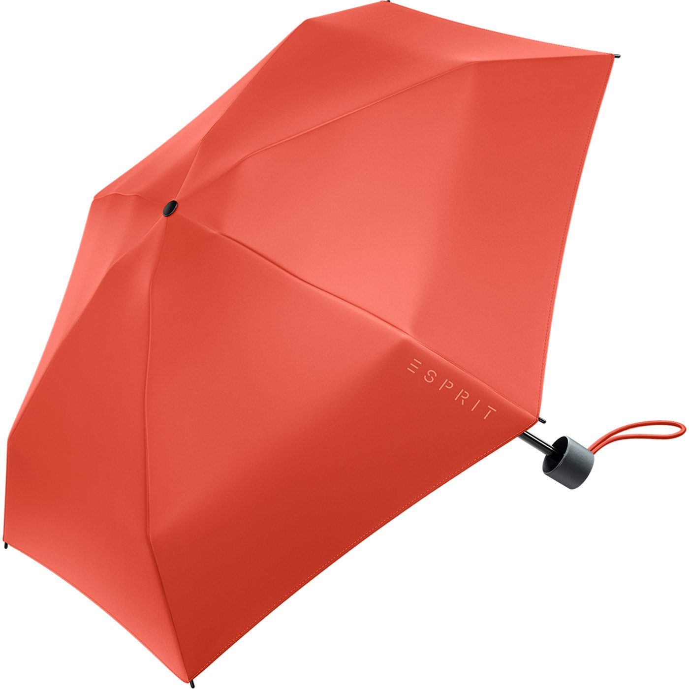 Esprit Langregenschirm - Super orange Damen neuen den in spicy 2023, Petito Trendfarben Regenschirm HW Mini