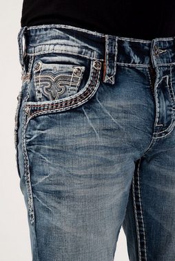 Rock Revival Straight-Jeans