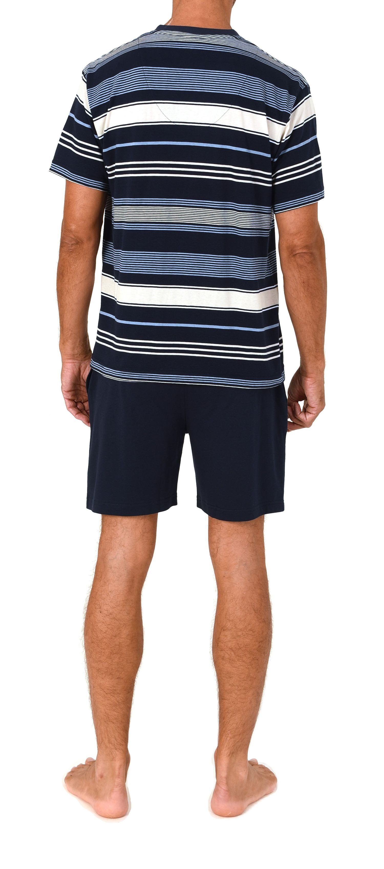 Normann Pyjama Normann Herren Pyjama kurzarm Shorty V-Hals - auch in Übergrößen – Bild 5 von 5