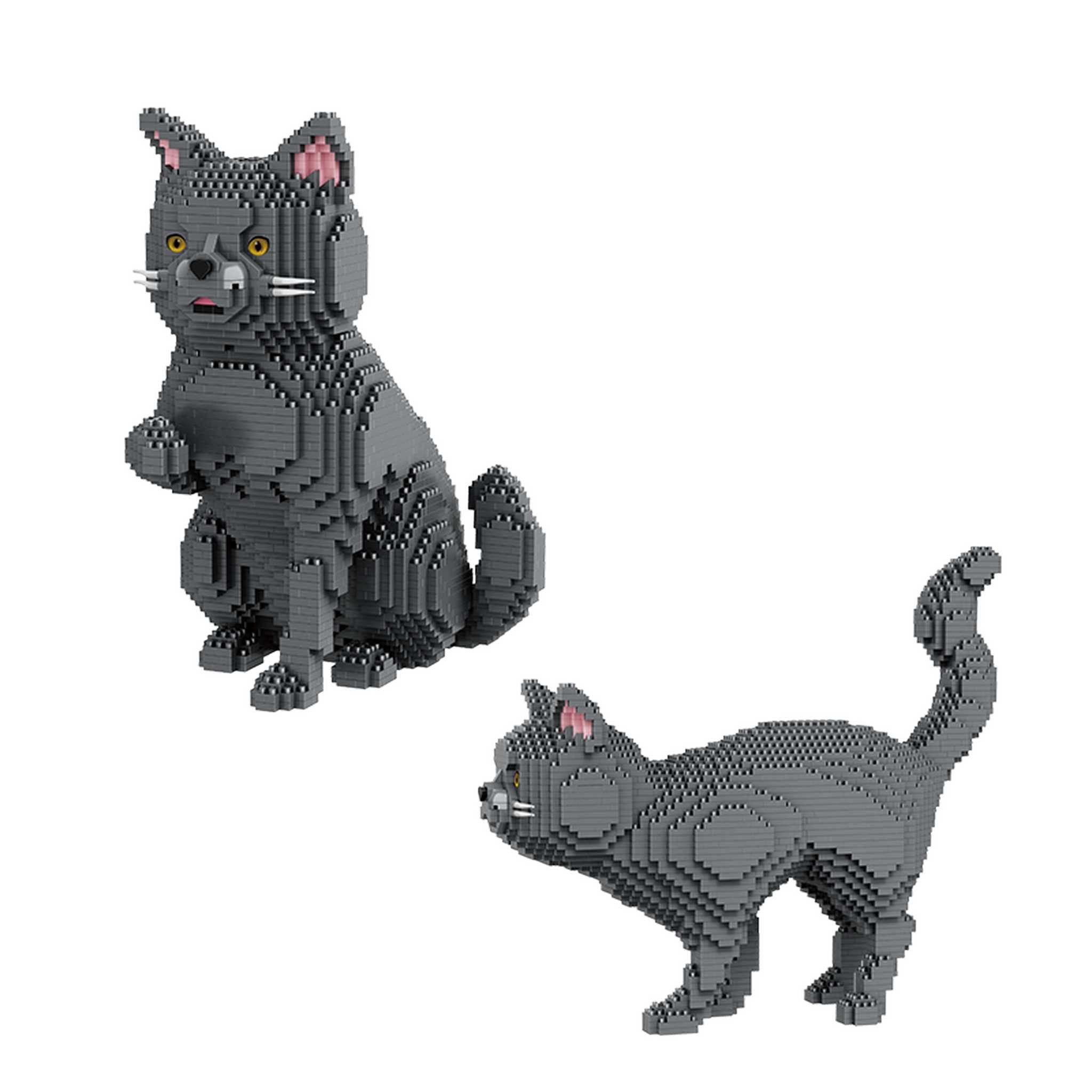 Balody B-16644 - 2in1 Russisch-Blau Katze (Balody) Spielbausteine