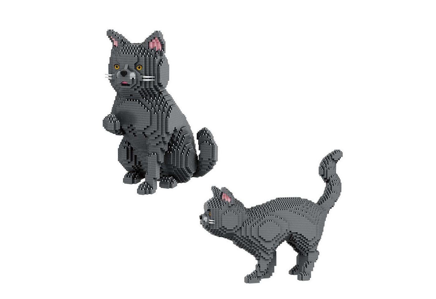Balody B-16644 - 2in1 Russisch-Blau Katze (Balody) Spielbausteine