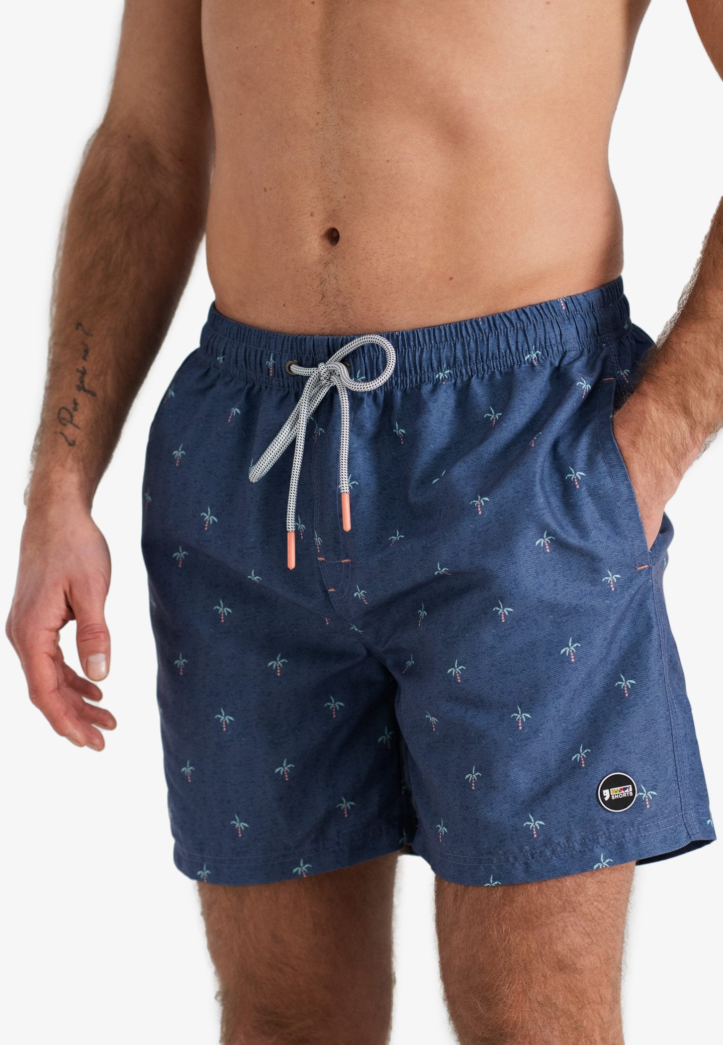 HAPPY SHORTS Badehose HAPPY SHORTS Herren Badeshorts Strandshort Kleine Pal günstig online kaufen