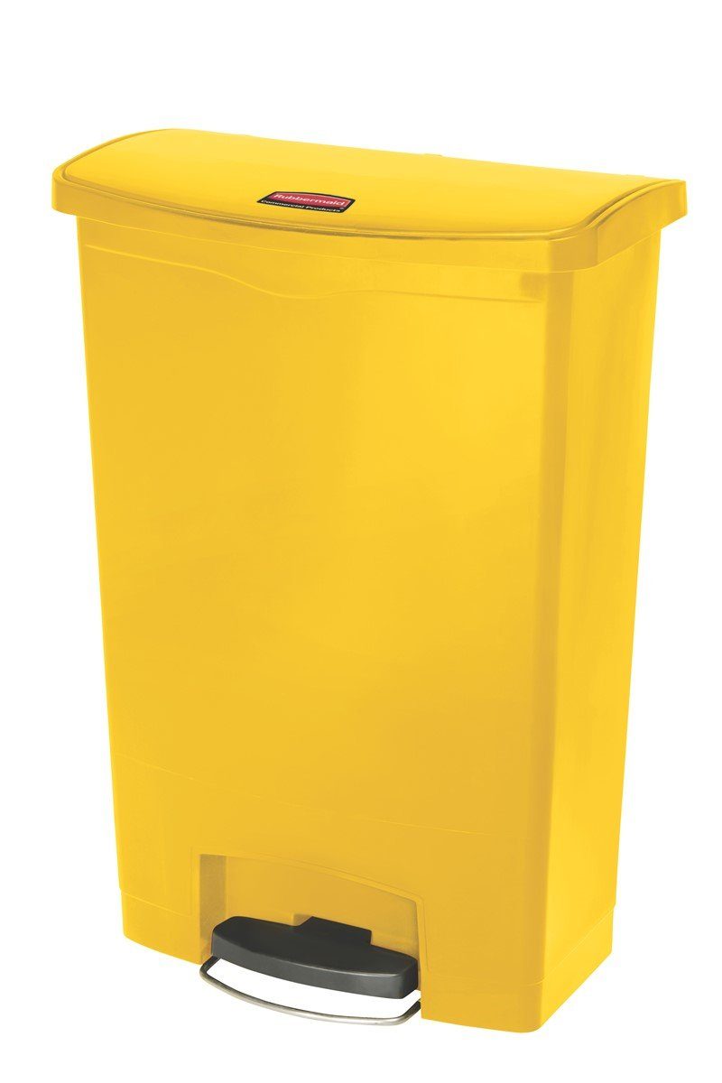 Rubbermaid Mülltrennsystem Rubbermaid Slim Jim® Step-On-Tretabfallbehälter, 90 l, Kunststoff