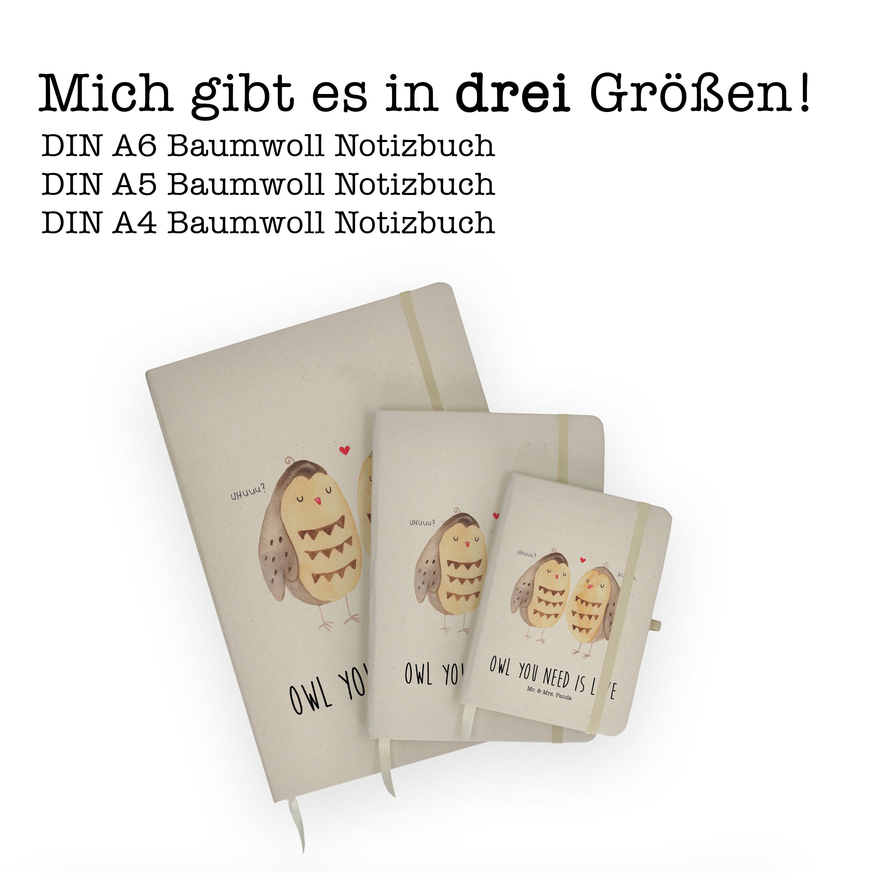 Mr. Geschenk, Mrs. - Panda Tagebuch, Wort Notizen, & Transparent & Liebe Mr. Eule Journal, Panda - Notizbuch Mrs.