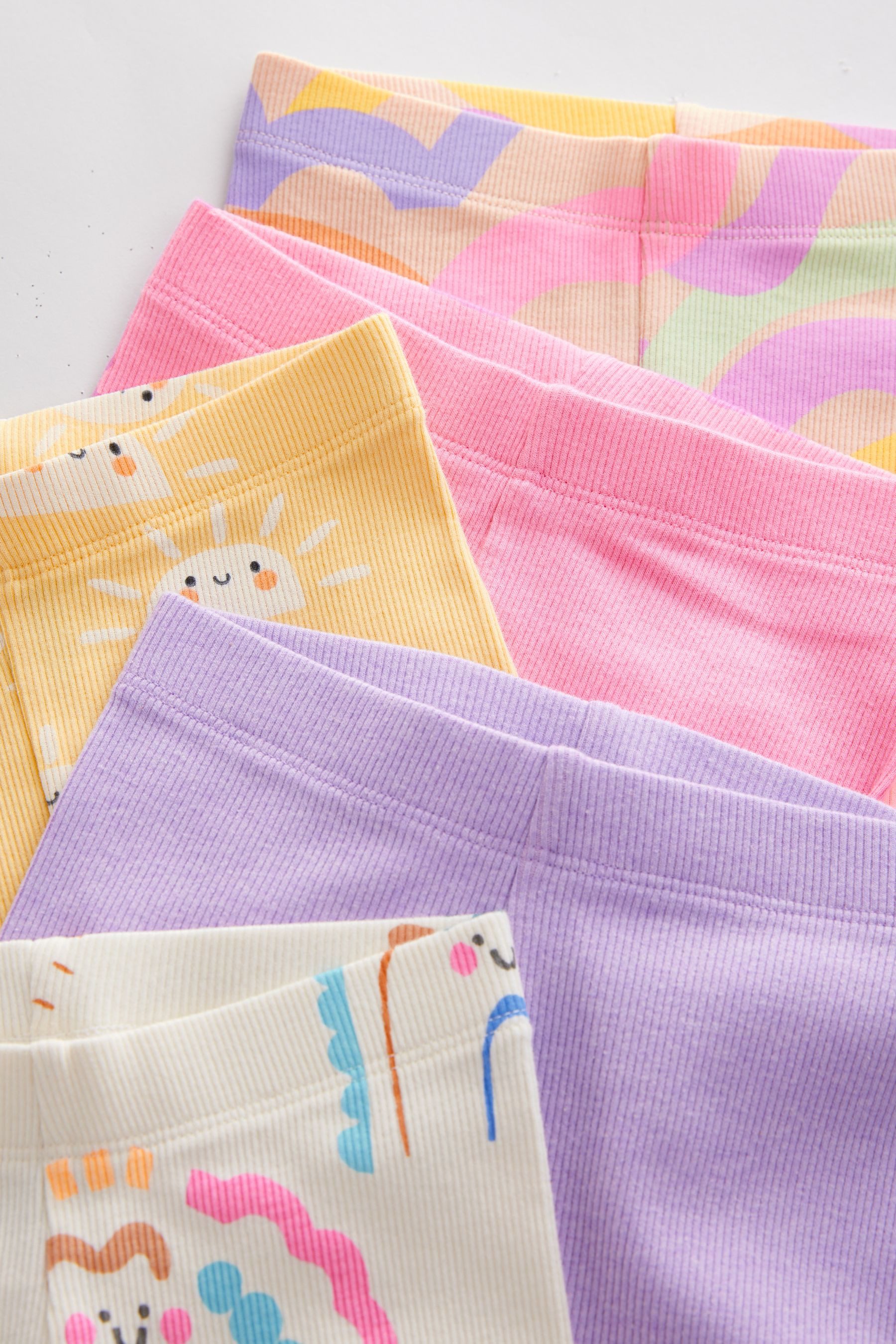 Next Shorts Gerippte Radlershorts, 5er-Pack (5-tlg)