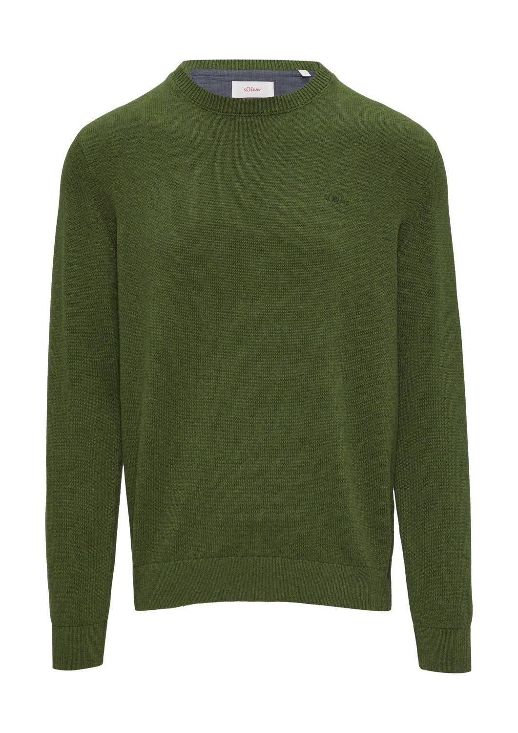 s.Oliver Rundhalspullover (1-tlg) langarm, Rundhals-Ausschnitt