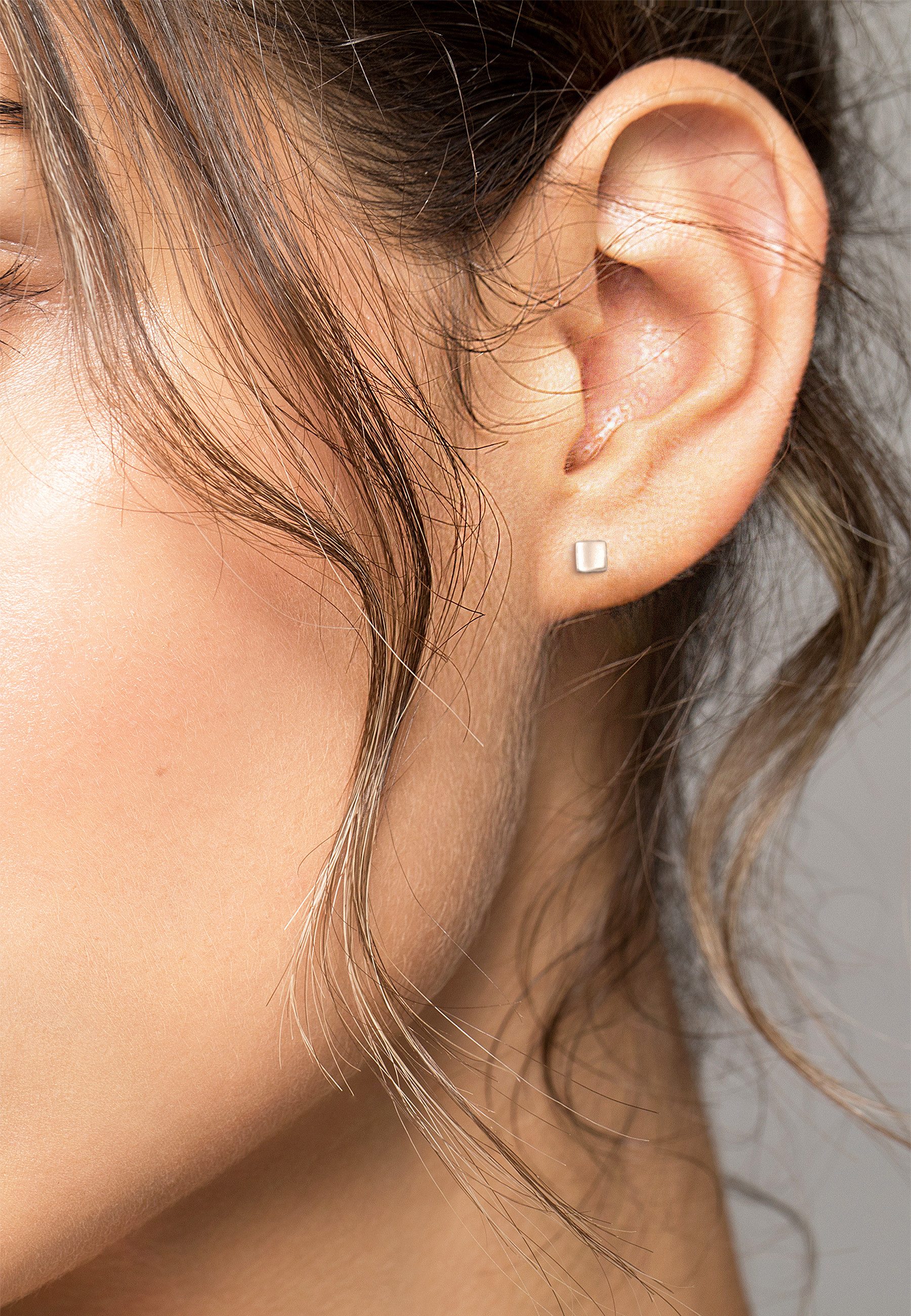 Sofia Milani Paar Ohrstecker Quadrat, 925 Silber Damen Schmuck - E1410 günstig online kaufen