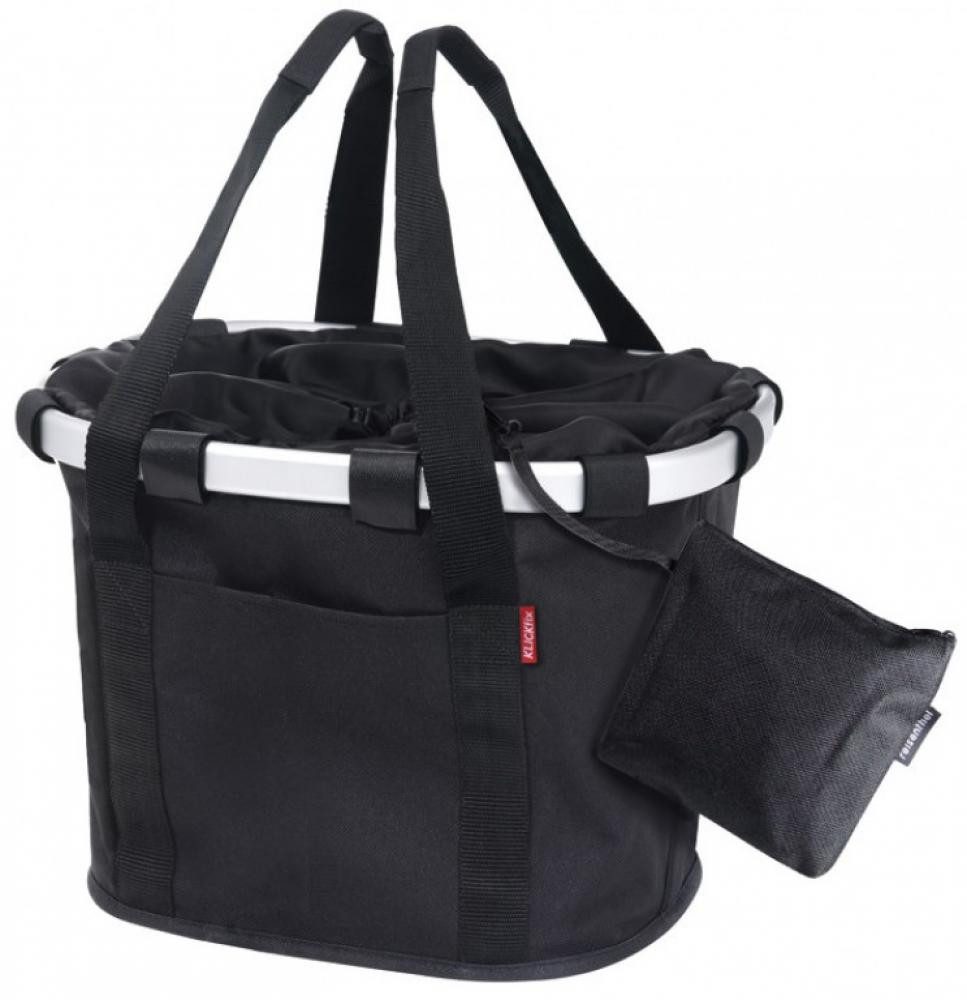 KlickFix Fahrradkorb KLICKfix Fahrradkorb Fahrradtasche Bikebasket Reisenthel schwarz 28x26