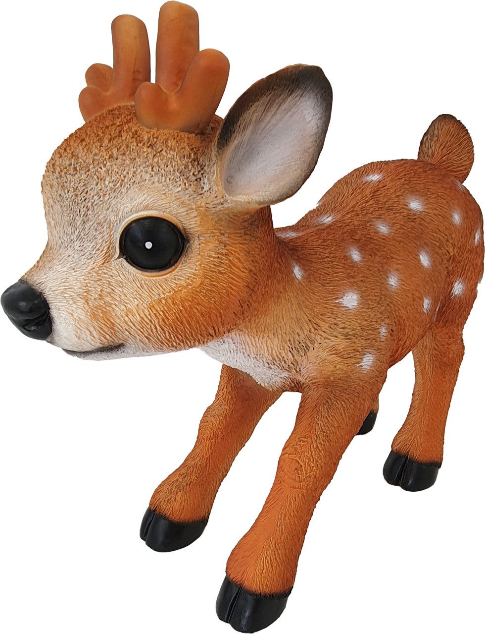 Figurendiscounter Weihnachtsfigur Dekofigur Rentier Kitz 41 x 16 x 50 cm
