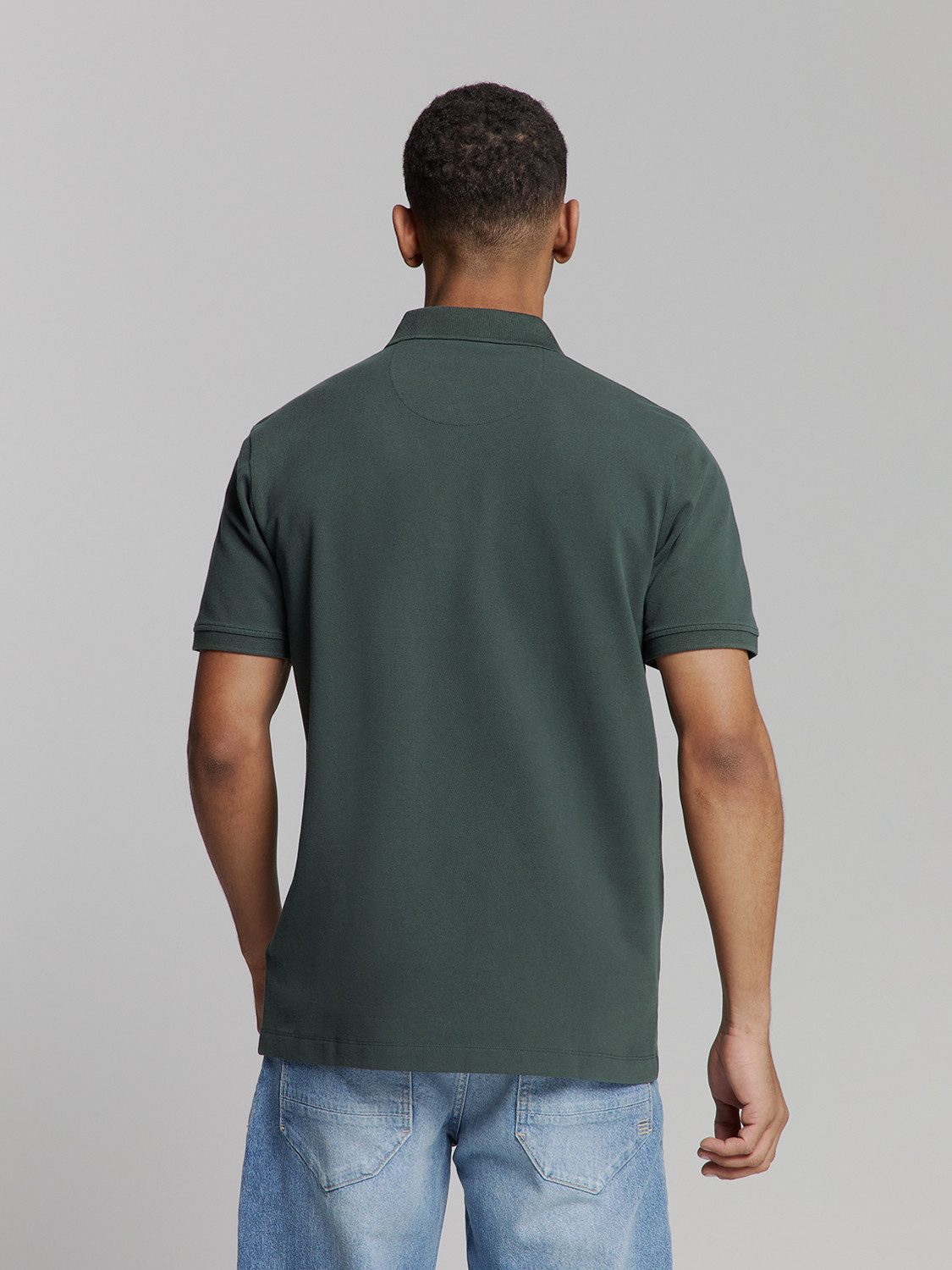 NO EXCESS Poloshirt "No Excess Poloshirt Polo Pique Garment Dyed" günstig online kaufen