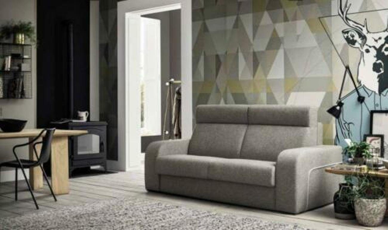 JVmoebel 2-Sitzer, Moderne Design Luxus Sitzer Möbel grau 2 Design Sofa Wohnzimmer