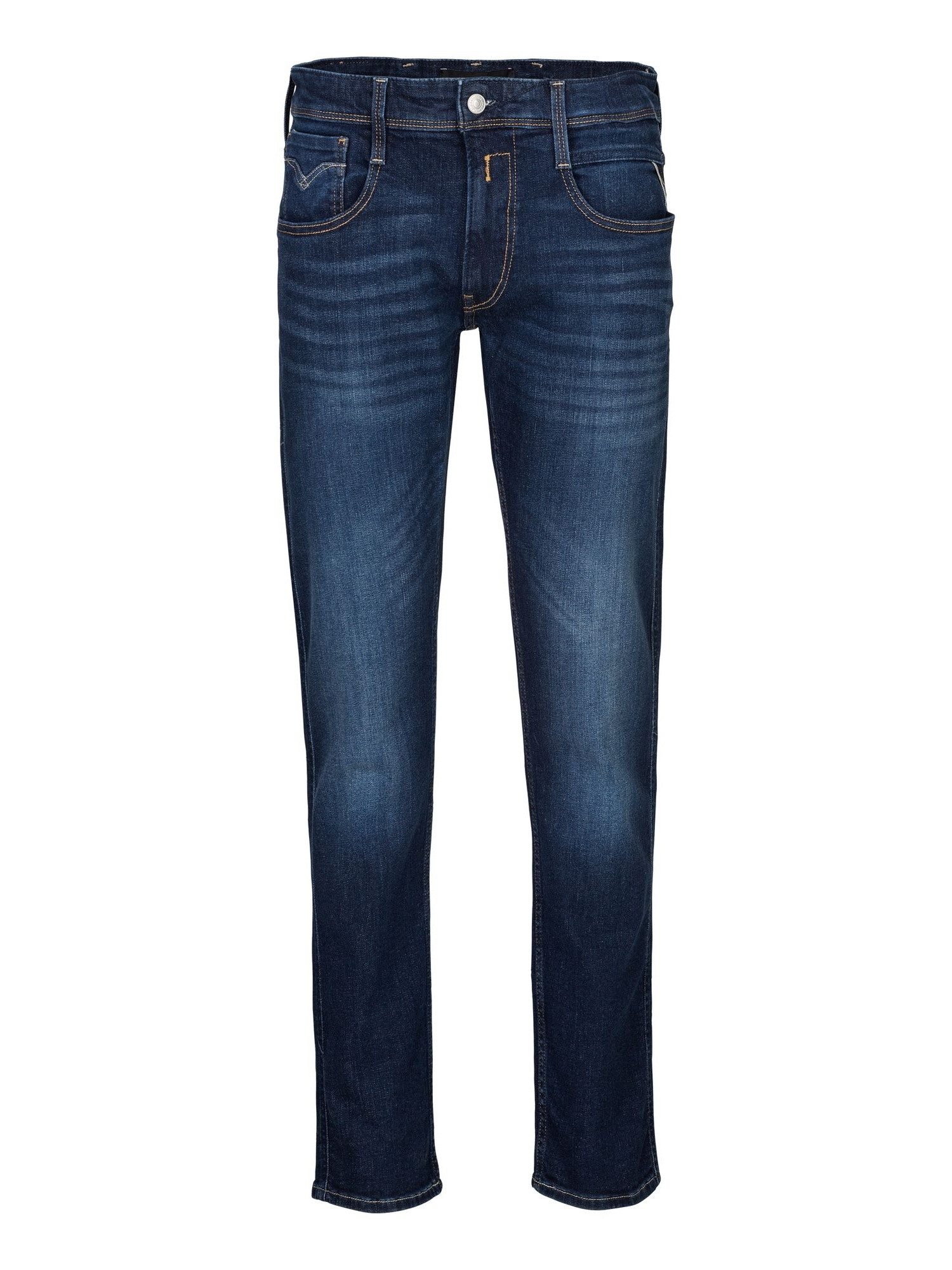 Replay 5-Pocket-Jeans ANBASS - 10.5 OZ DARK INDIGO SUPER STRETCH DENIM günstig online kaufen