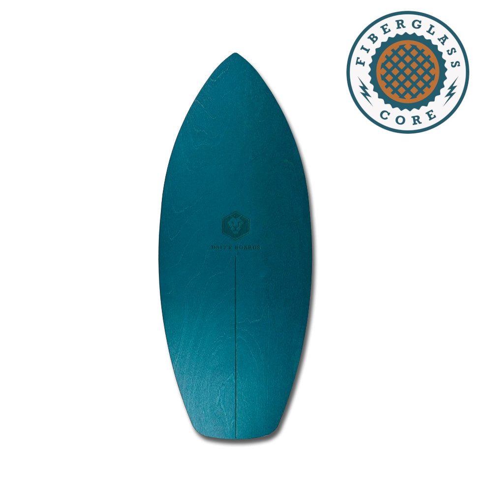 Balanceboard Surf Style Balance Board mit Fiberglas-Kern - Design: Teal