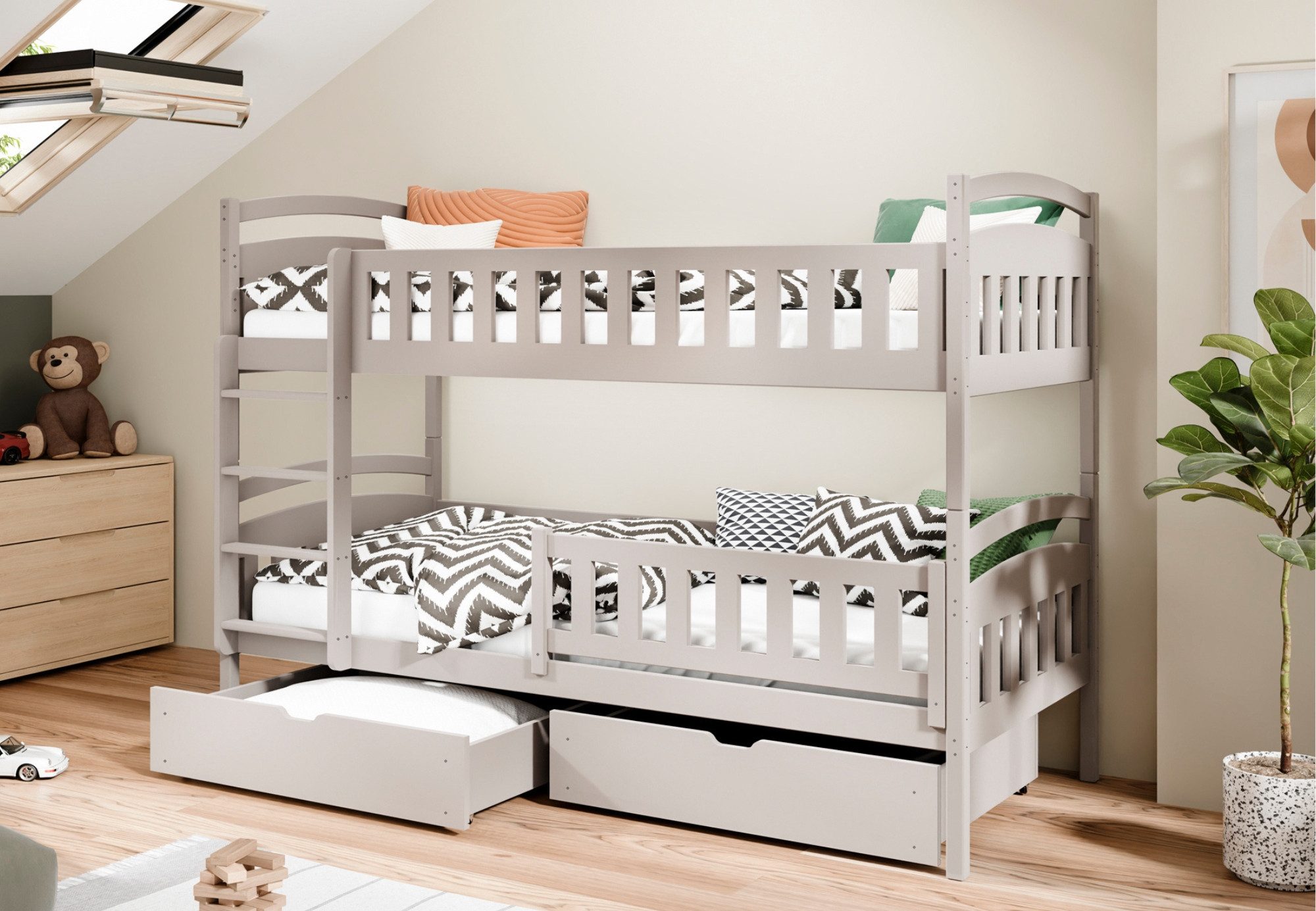 Kids Collective Etagenbett Hochbett Kinderbett 80x180 günstig online kaufen