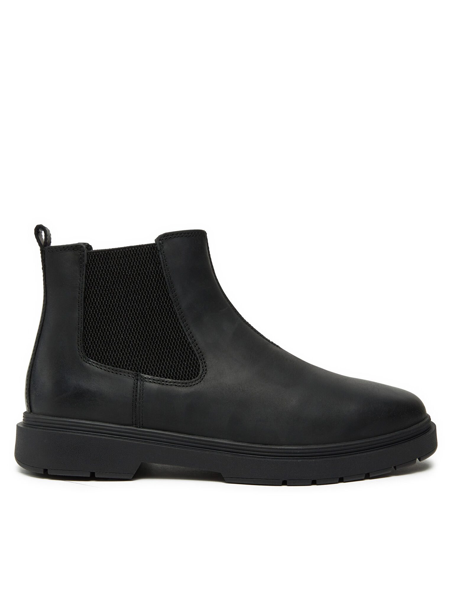 Geox Geox Klassische Сапогиetten Calaita A U46HBA 00045 C9999 Schwarz Keilstiefel