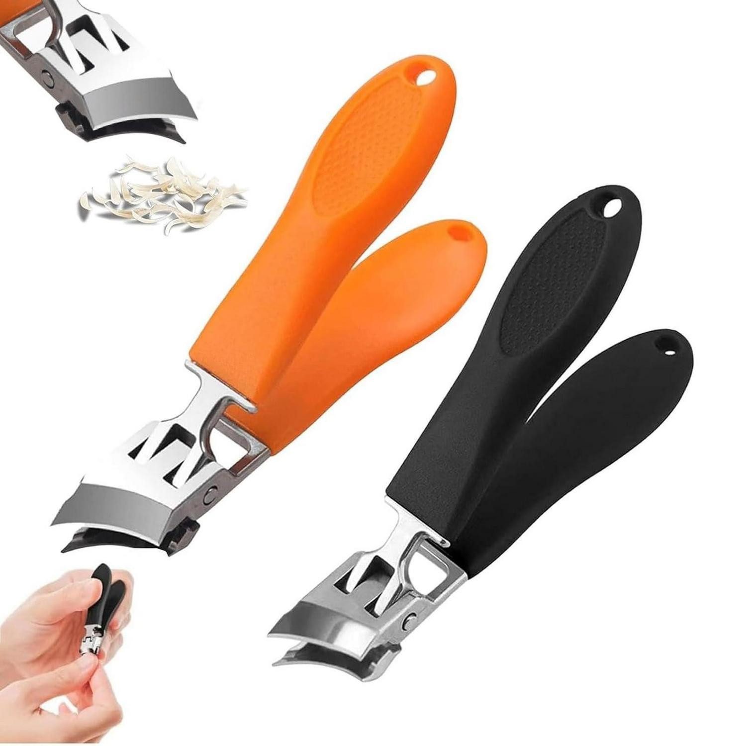 LuxusKollektion Nagelschere Nagelschere 2er Set Gebogen Fuss/Hand
