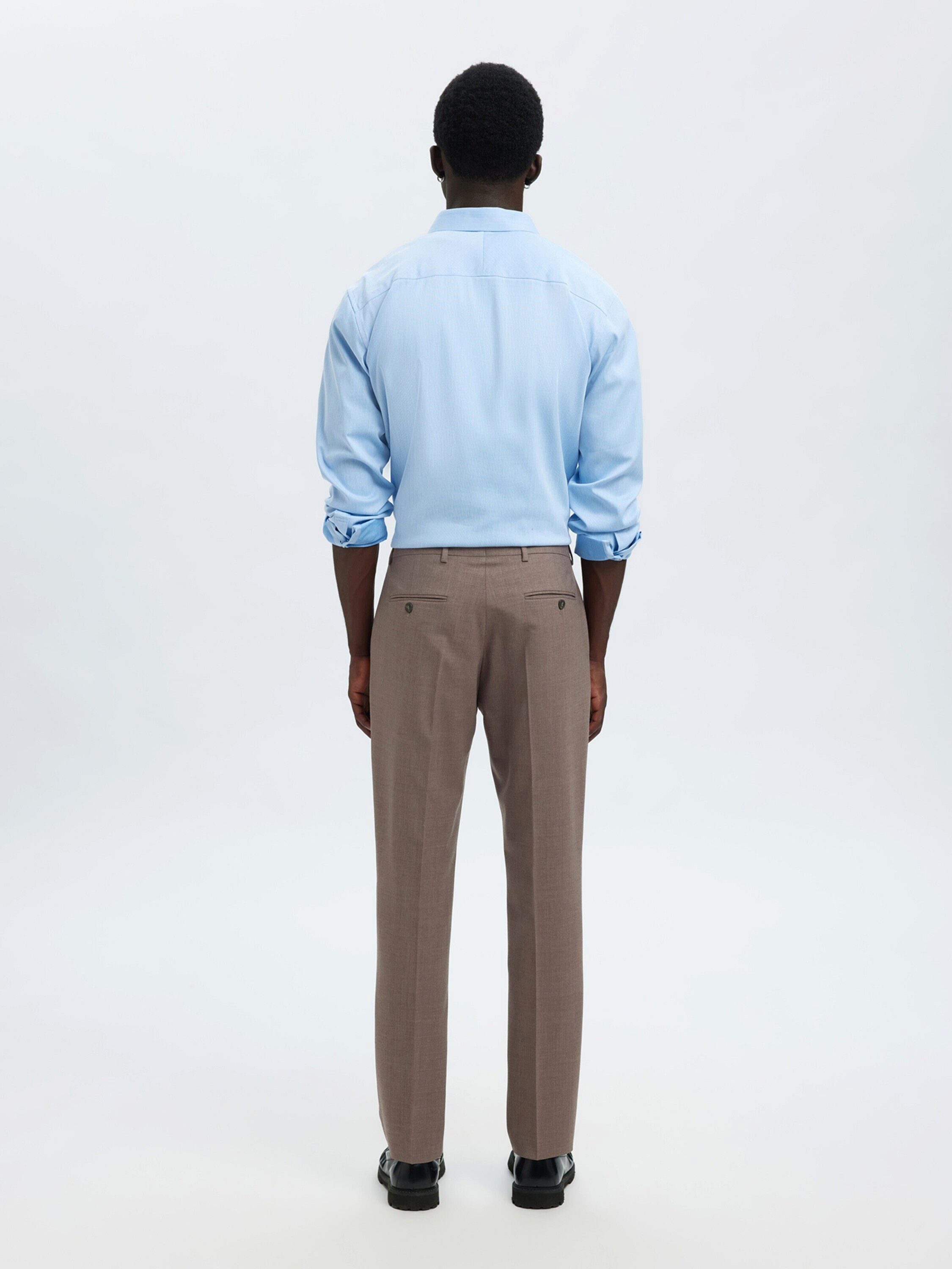 Selected Bügelfaltenhose SLH-Theo (1-tlg)