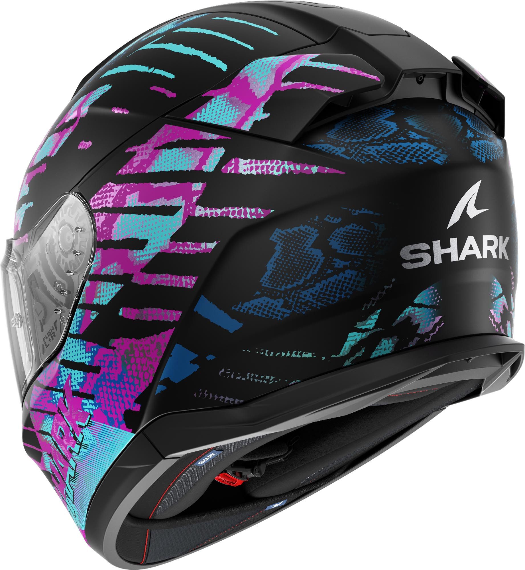 Shark Motorradhelm D-Skwal 3 Reptaia Helm, Antifog Beschichtet,vorbereitet Für Kommunikationssystem,geeignet – Bild 2 von 3