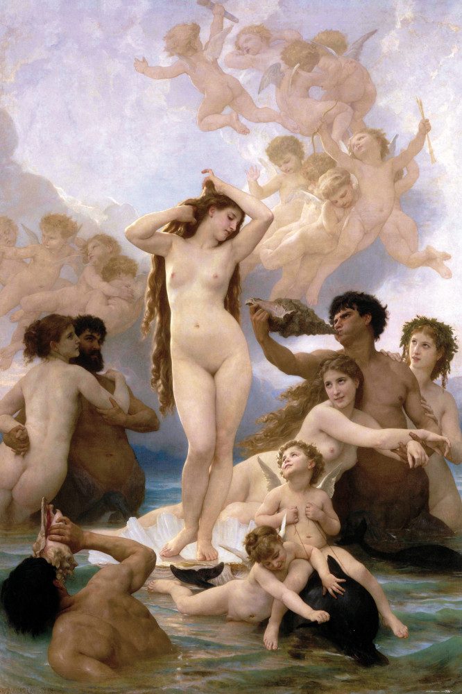 Poster William-Adolphe Bouguereau Kunstdruck Bild - Die Geburt Der