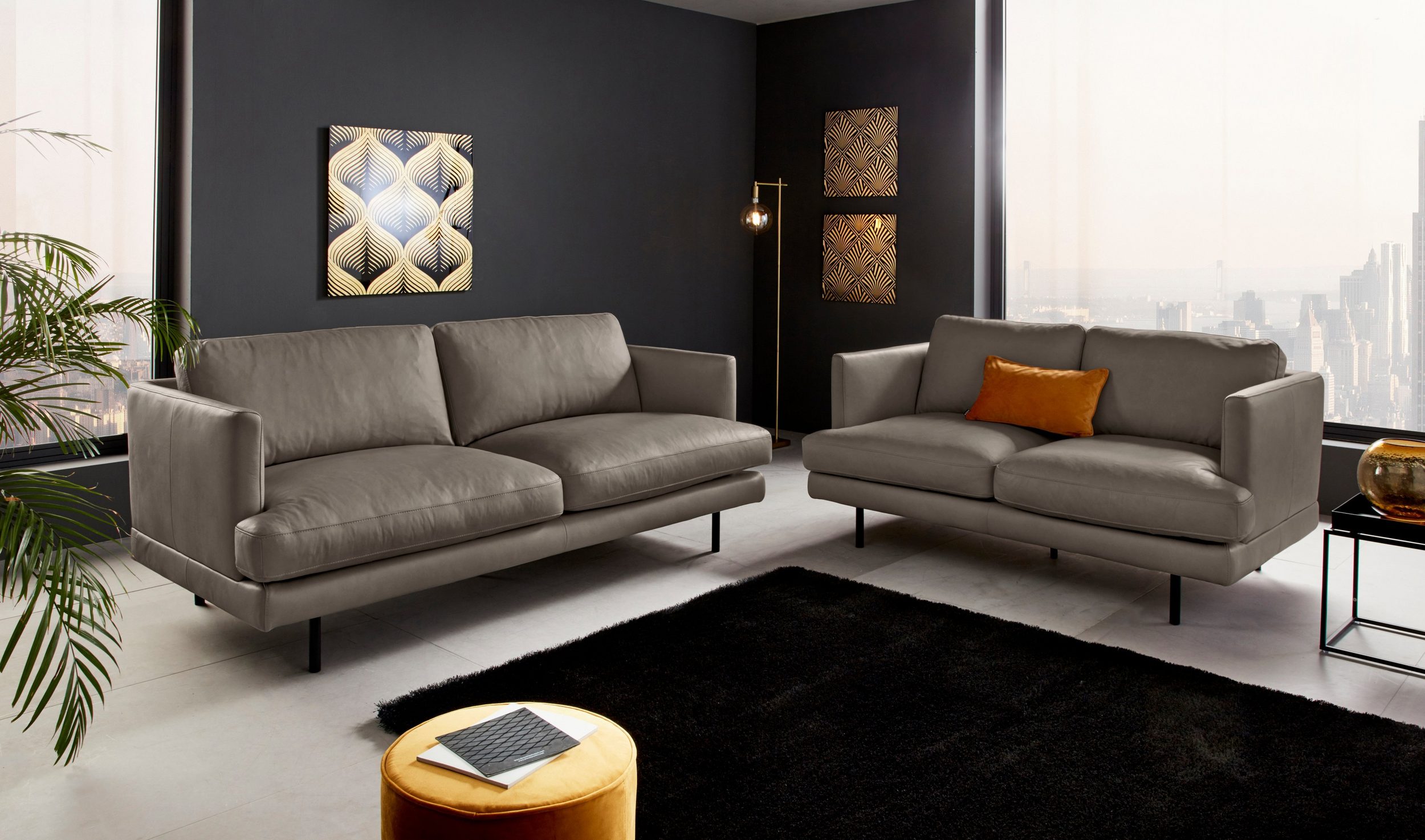 Sofa 3-Sitzer JAYDEN von PLACES OF STYLE - Einrichtungsvorschlag