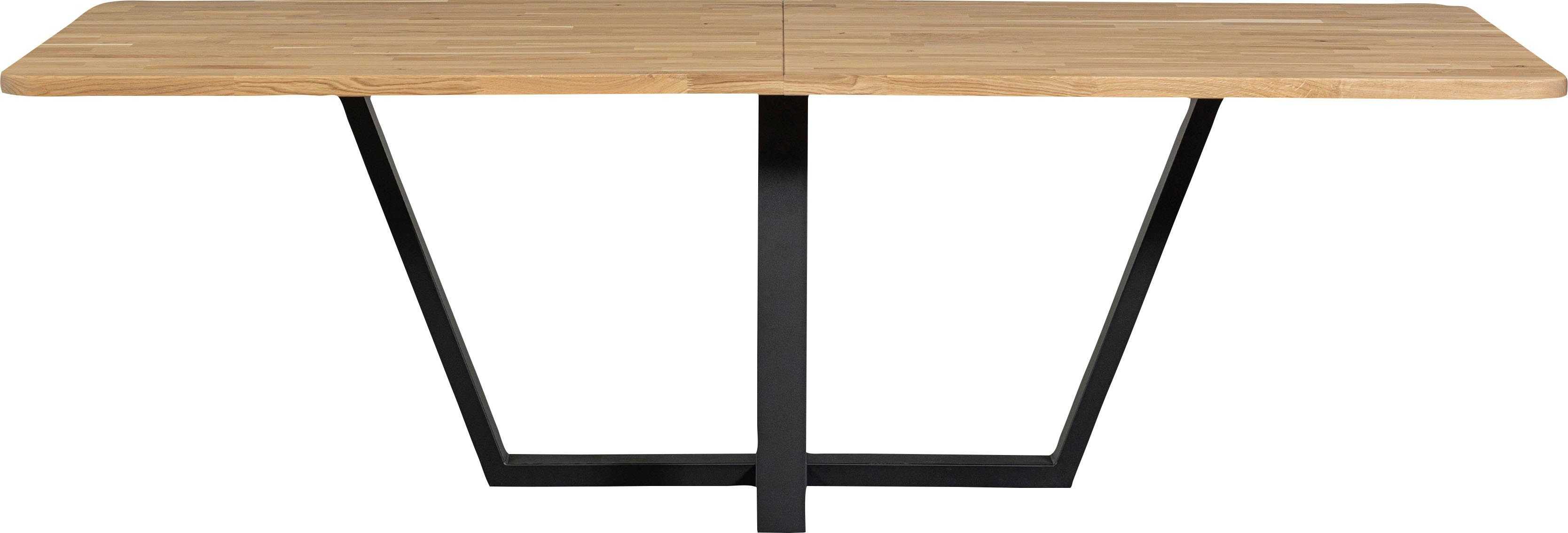 WOOOD Esstisch Tablo, Holz teilmassiv, rechteckige Form, H 77 cm x B 240 x T 100 cm