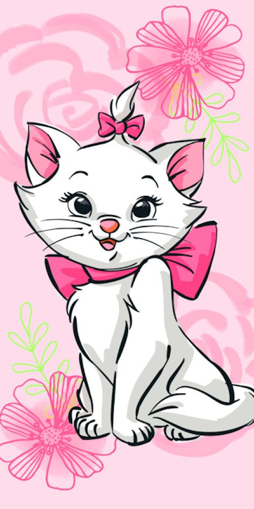 Aristocats Badetuch Marie weiches Badetuch Größe: günstig online kaufen