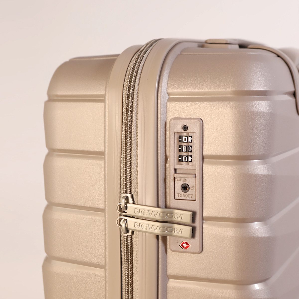 NEWCOM Hartschalen-Trolley Hartschalenkoffer / PP Reisekoffer günstig online kaufen