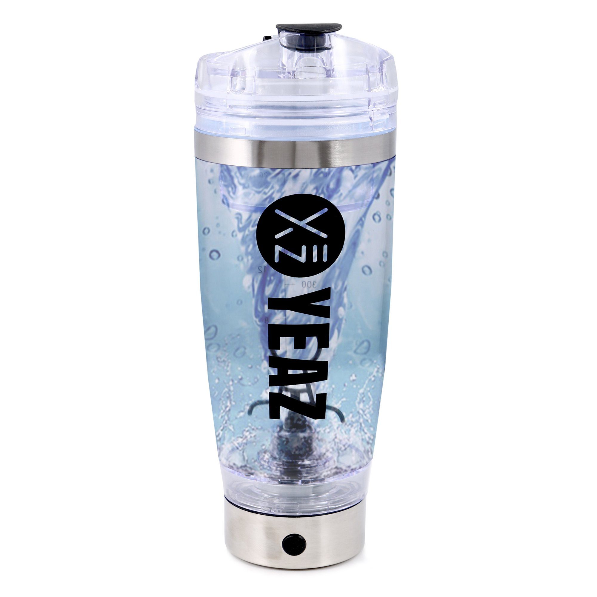 YEAZ Protein Shaker CYCLONE PRO Elektrischer Mixer USB 600ml, Kunststoff, Elektrischer Protein Mixer - aufladbar über USB