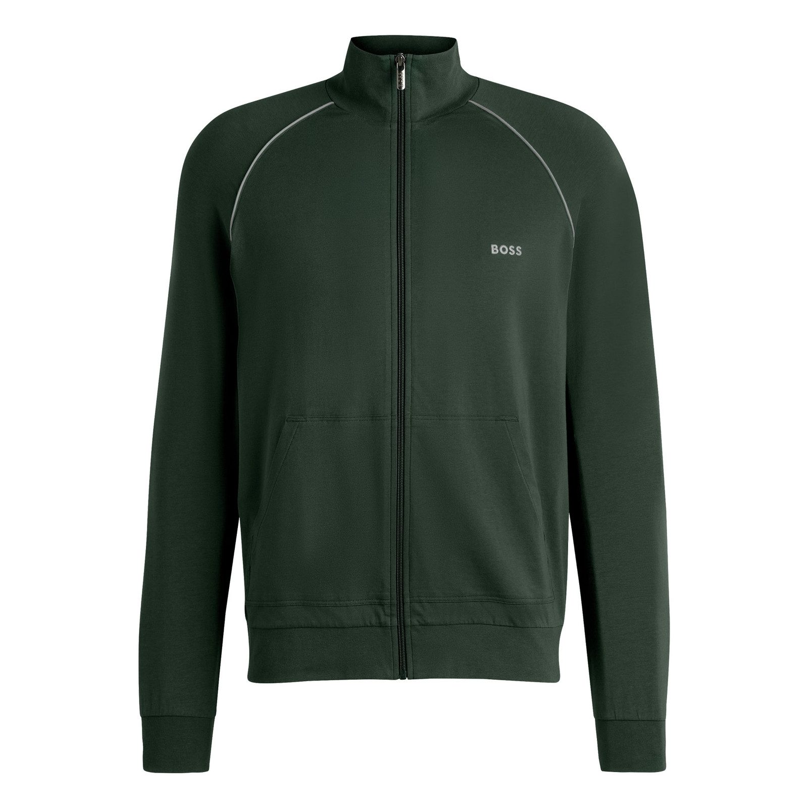 BOSS Sweatjacke Mix&Match Jacket Z mit eingesticktem Markenschriftzug günstig online kaufen