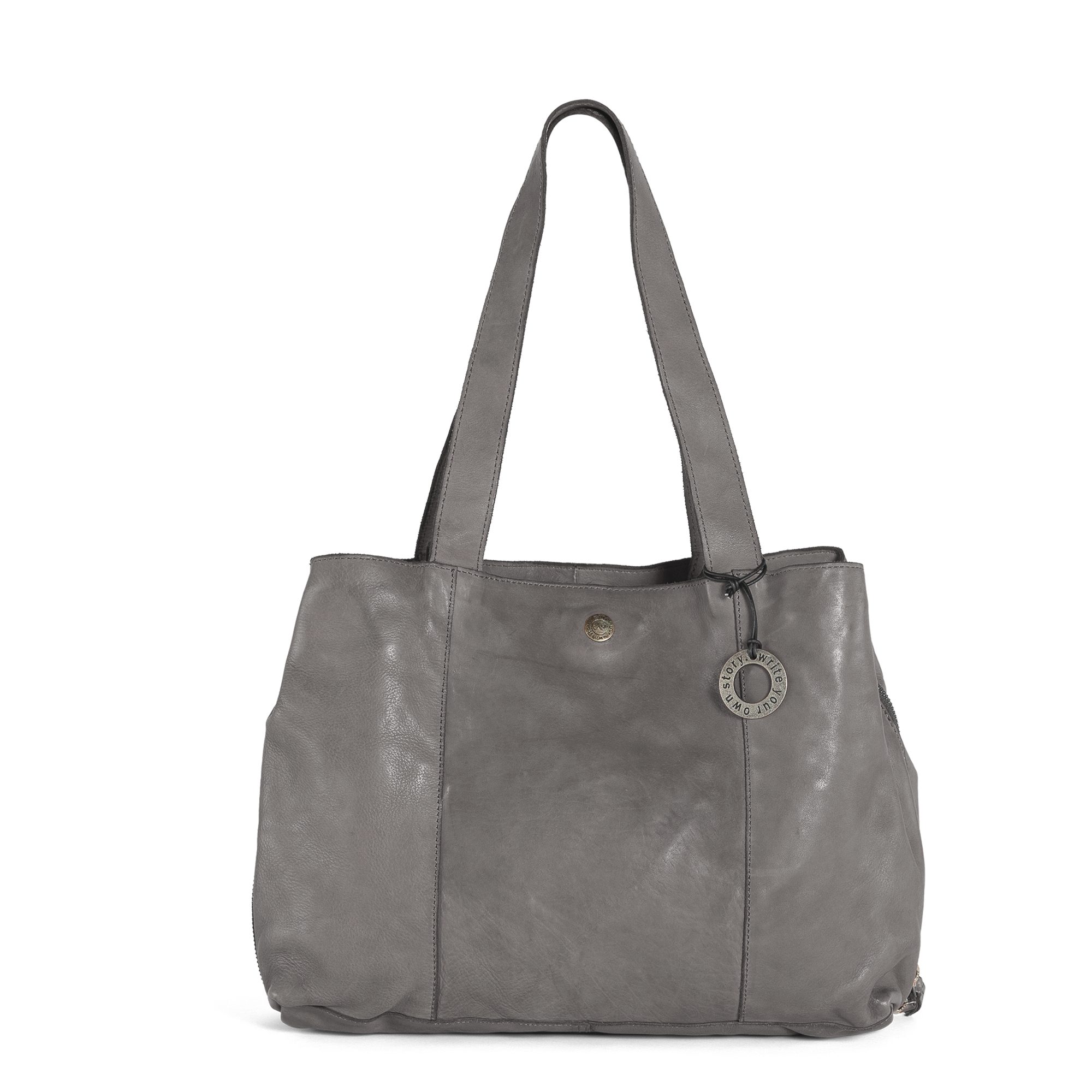 Cas8 Shopper Cas8 LEYLA - Damen Leder Tasche, Schultertasche mit vielen Fächern